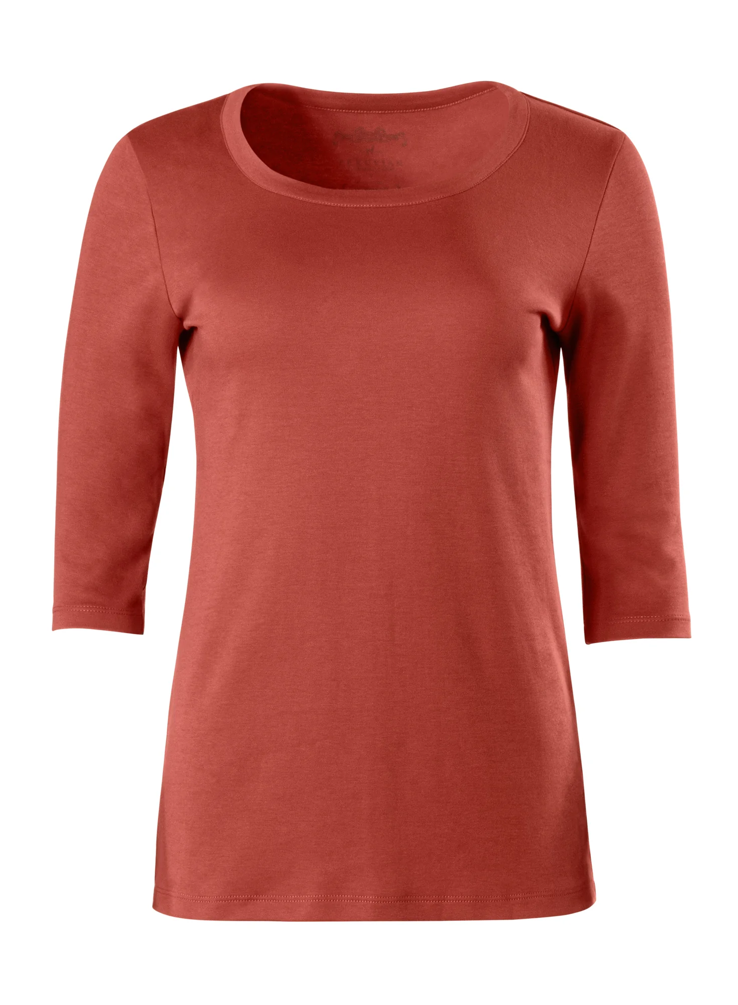 3/4 Sleeve Scoopneck Tee