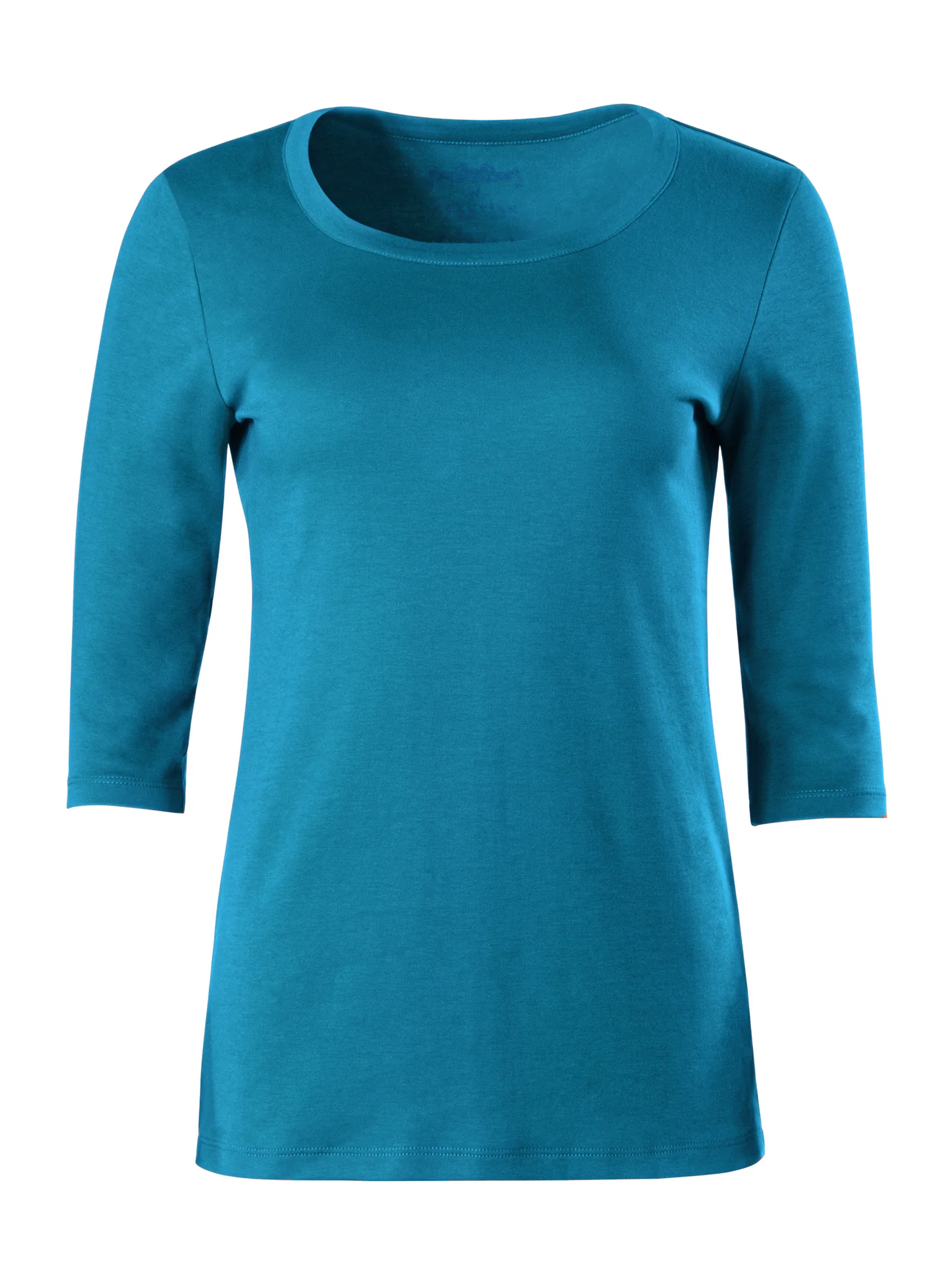 3/4 Sleeve Scoopneck Tee