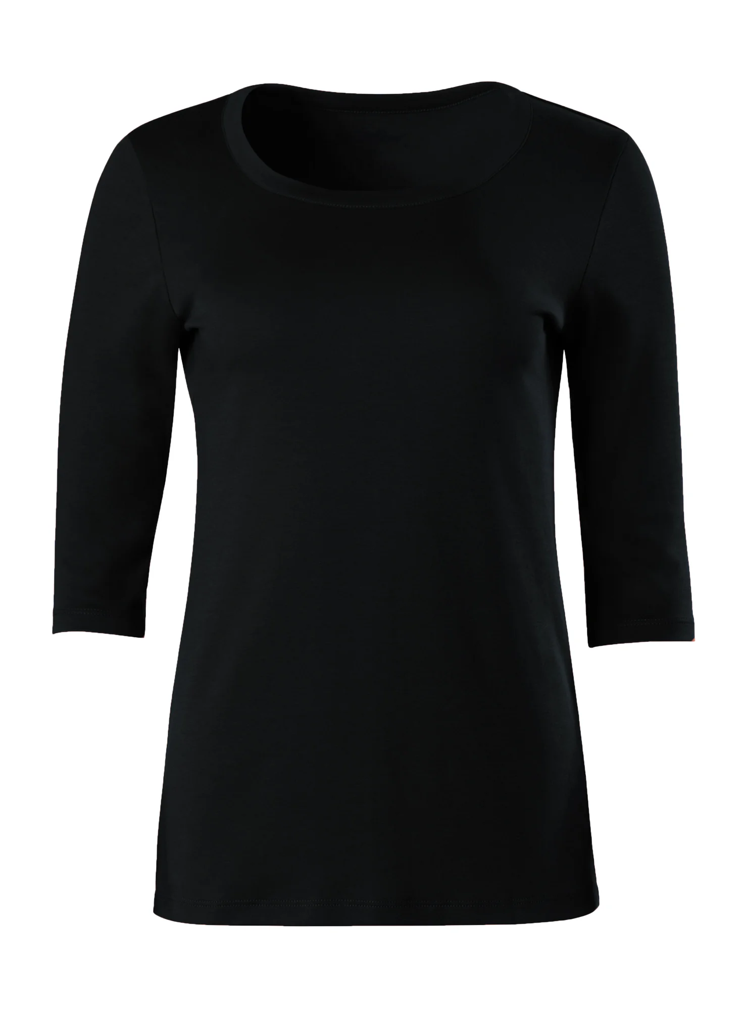 3/4 Sleeve Scoopneck Tee
