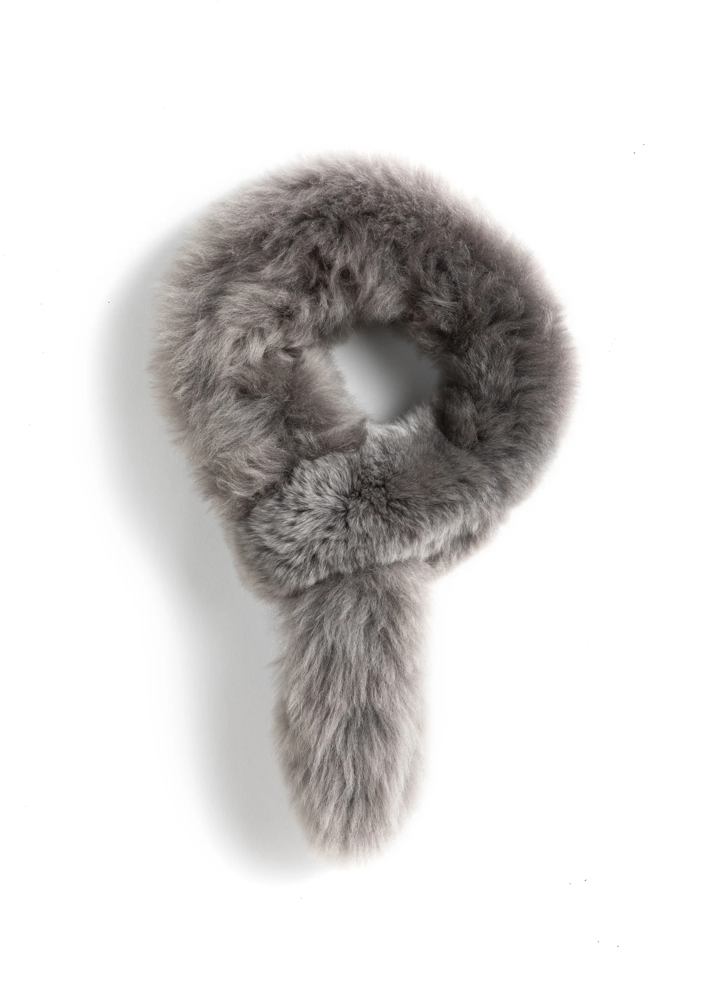 Alpaca Fur Pull-Through Scarf