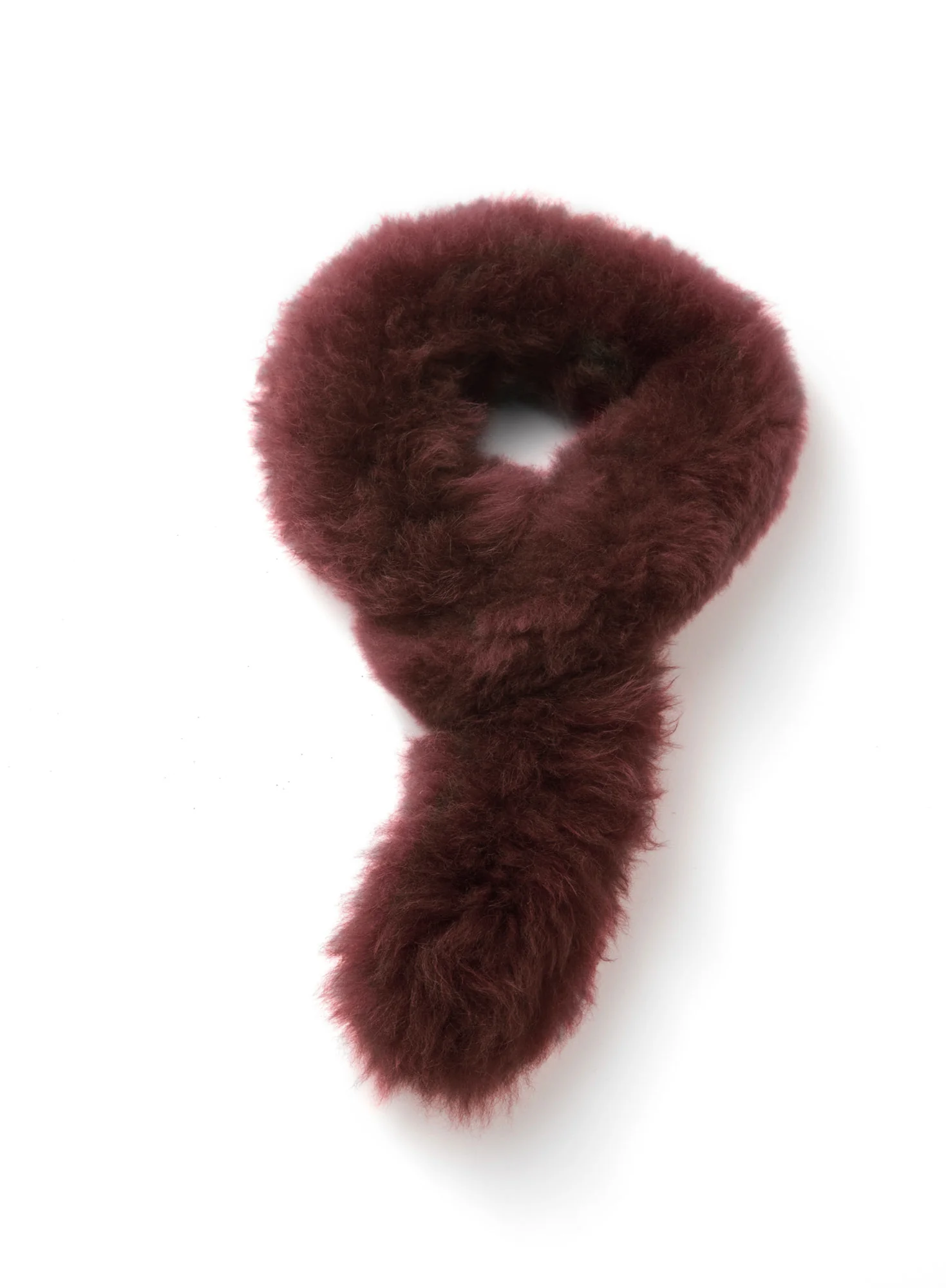 Alpaca Fur Pull-Through Scarf