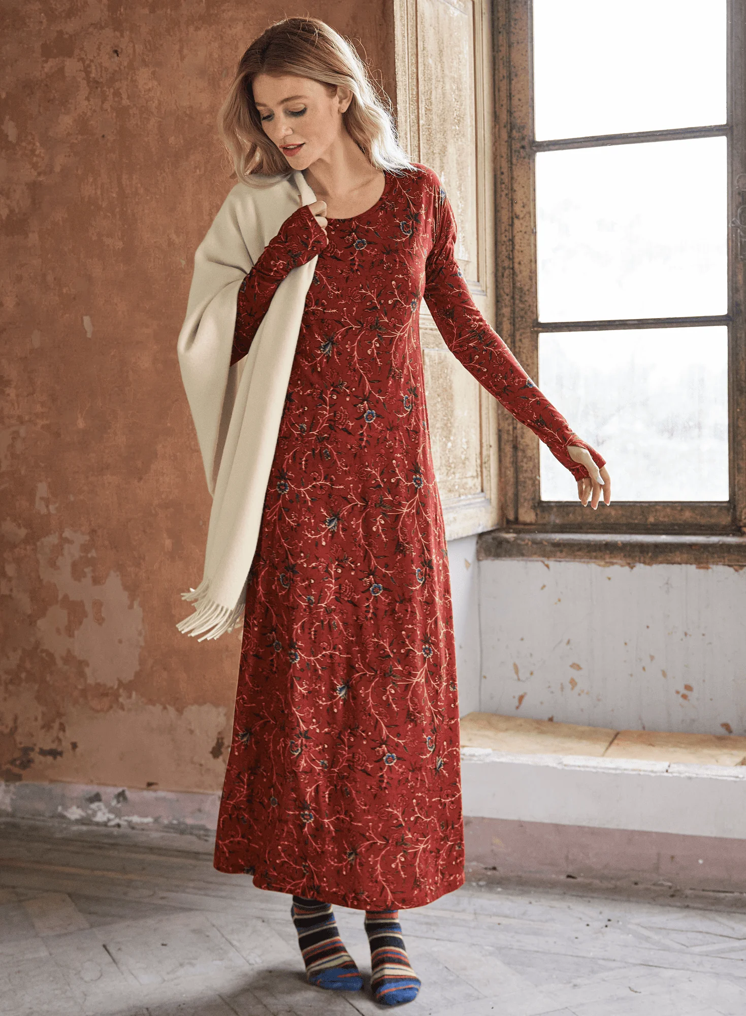 Annie's Mughal Print Nightgown - Image 5
