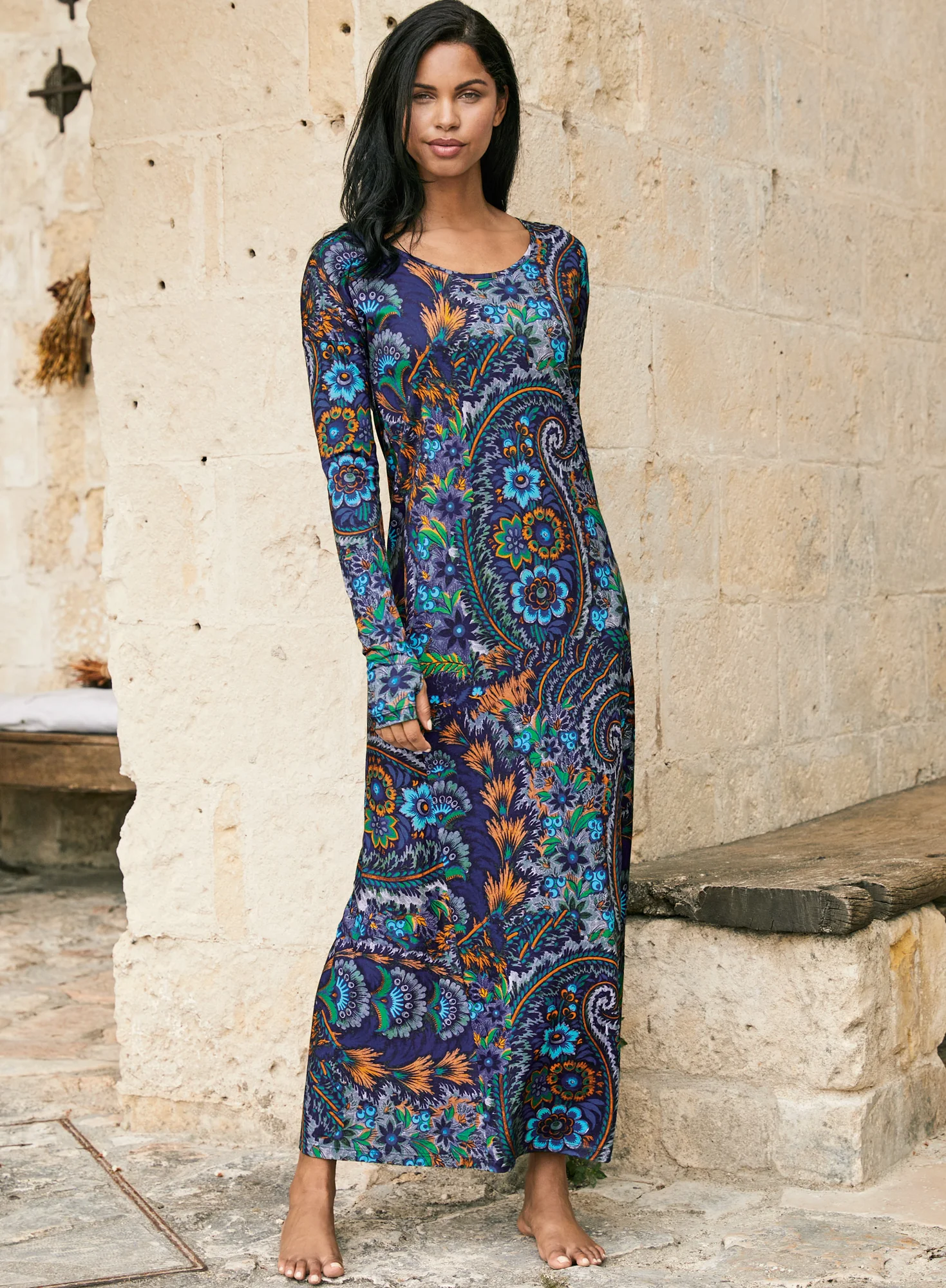 Annies Paisley Nightgown
