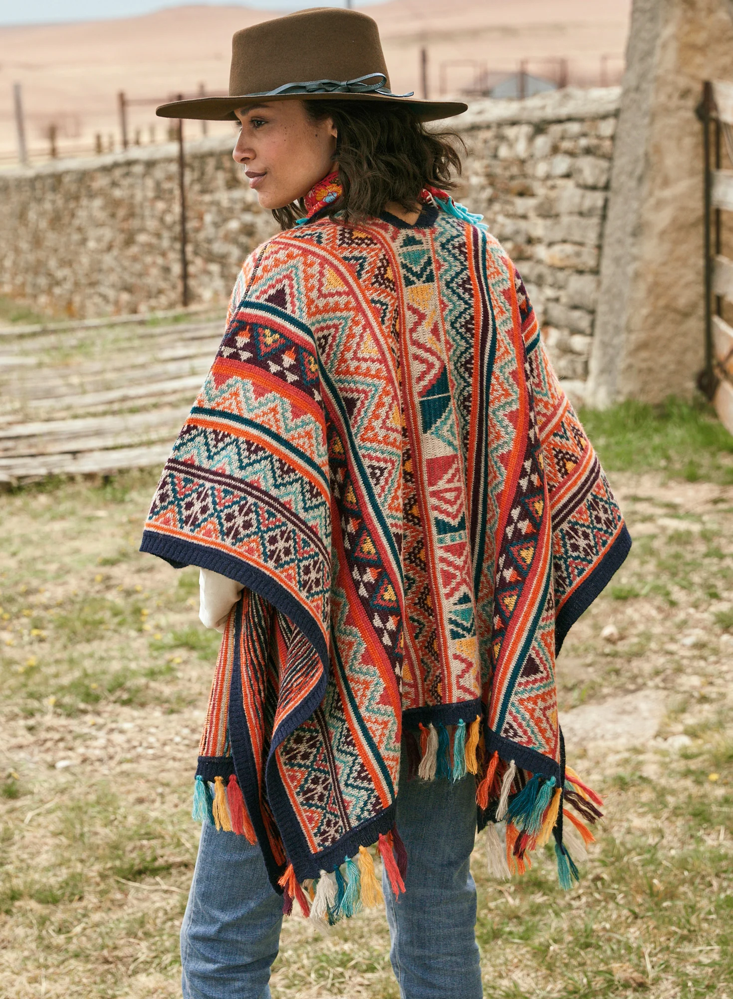 Apurimac Reversible Ruana
