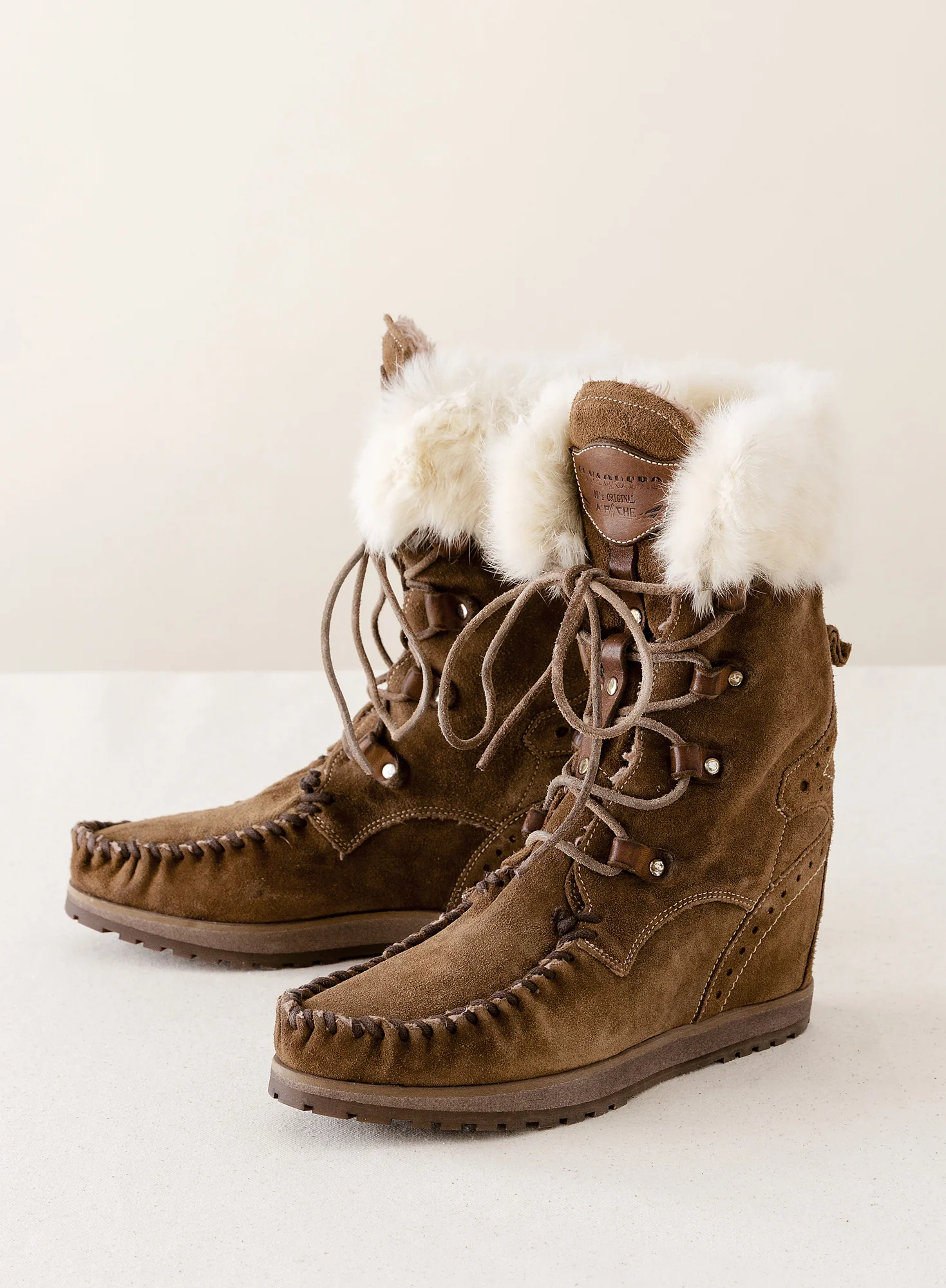 Aspen Suede Moccasin Boots