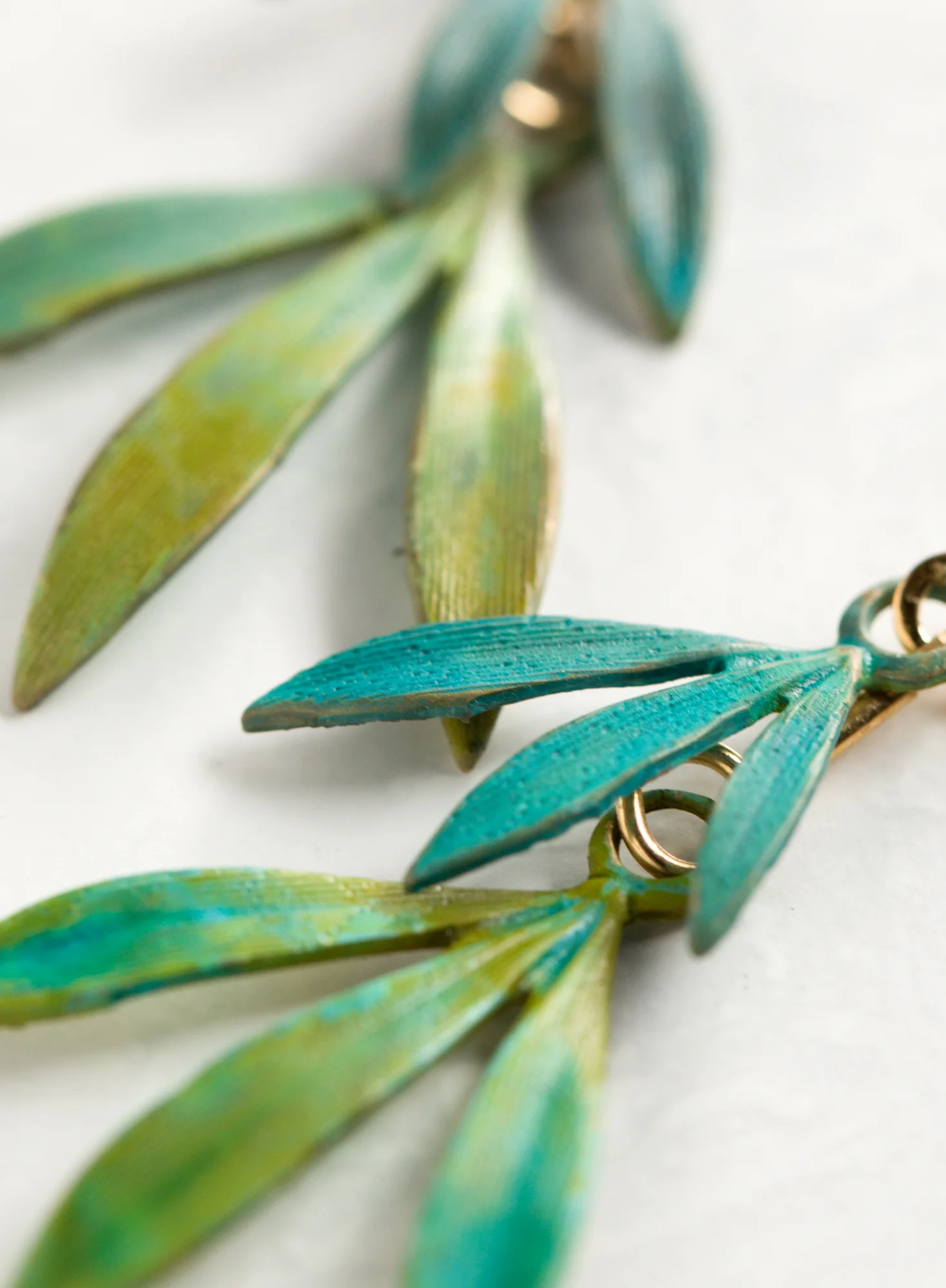 Bamboo Leaves Earrings - Image 2