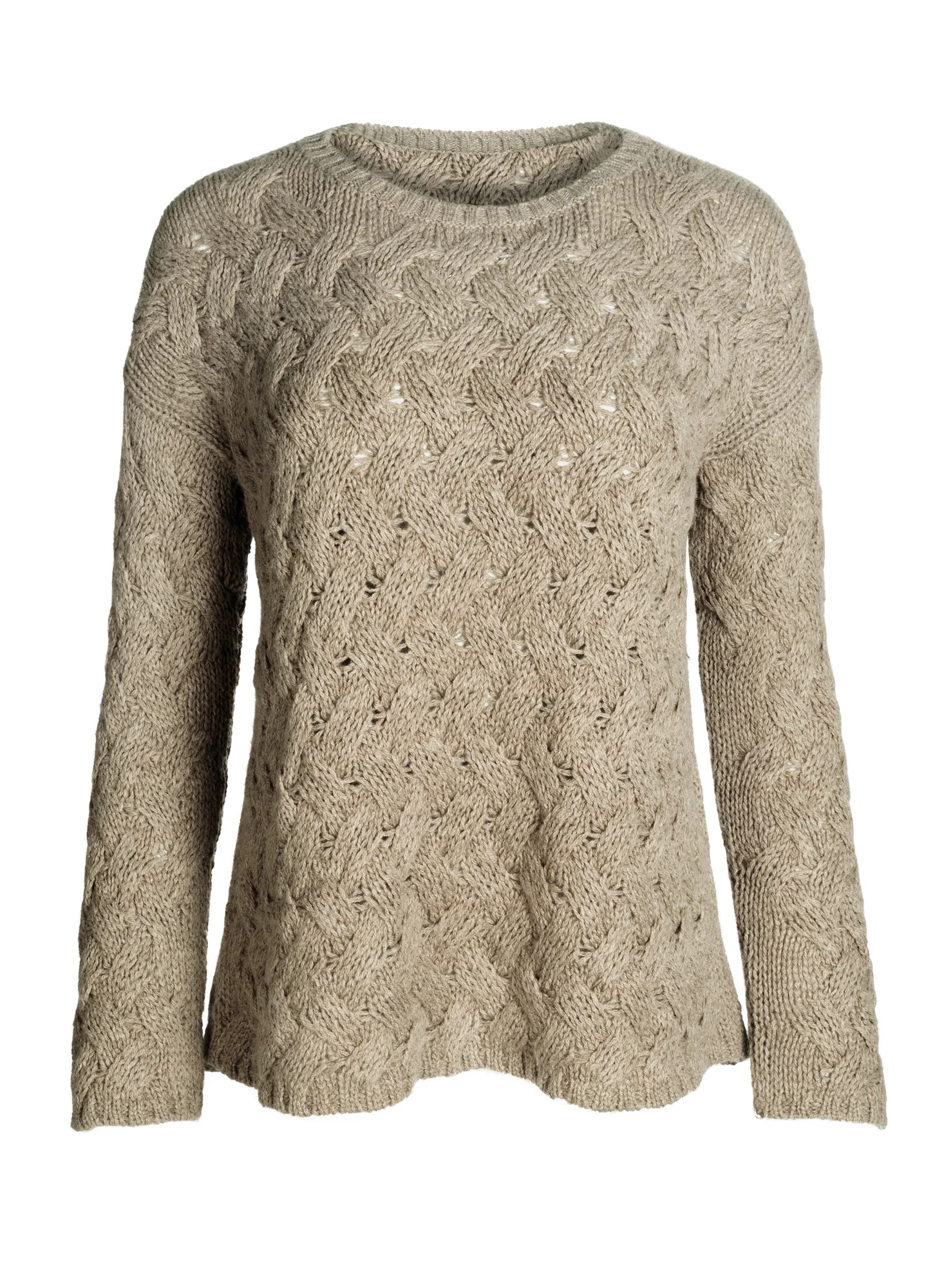 Basketweave Pullover