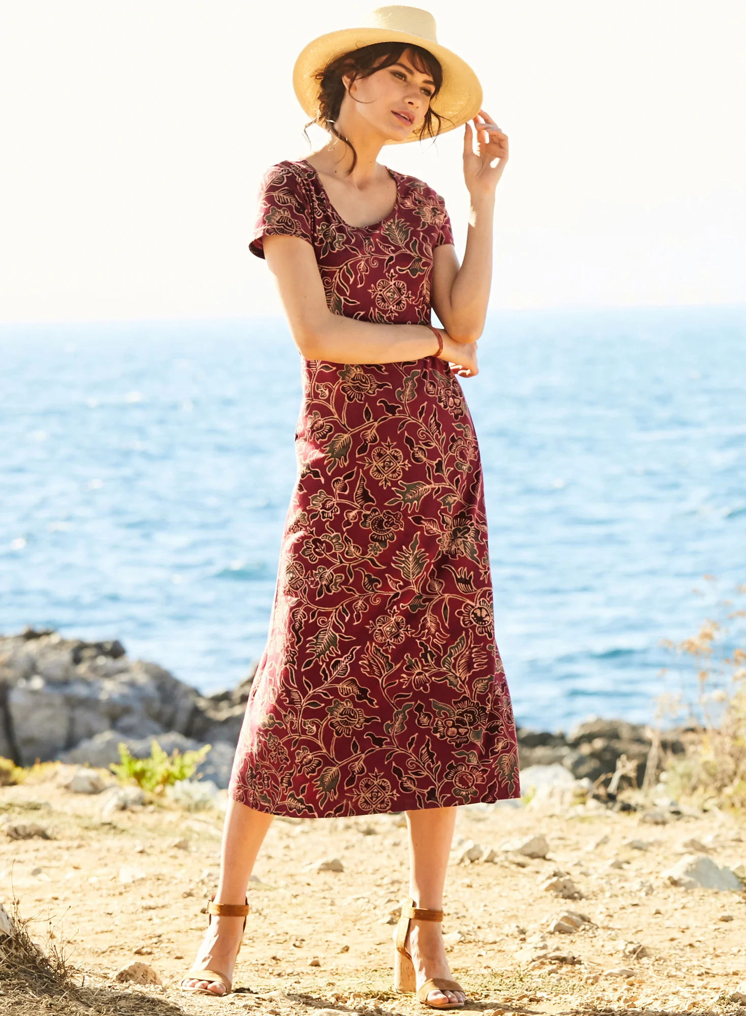 Batik Print Dress - Image 6