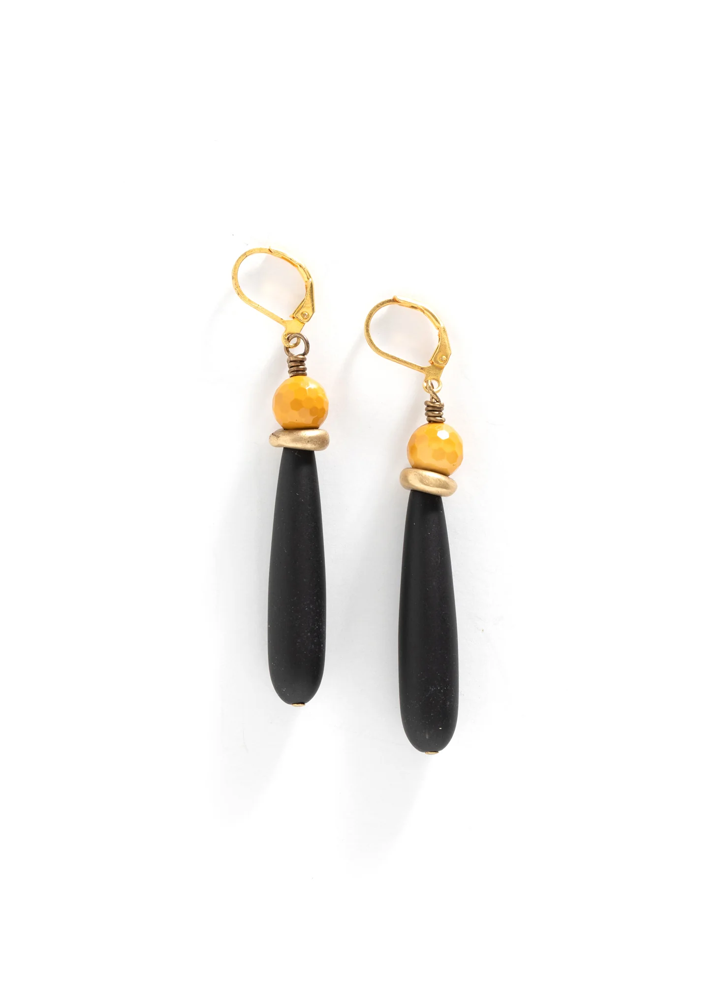 Baton Noir Earrings