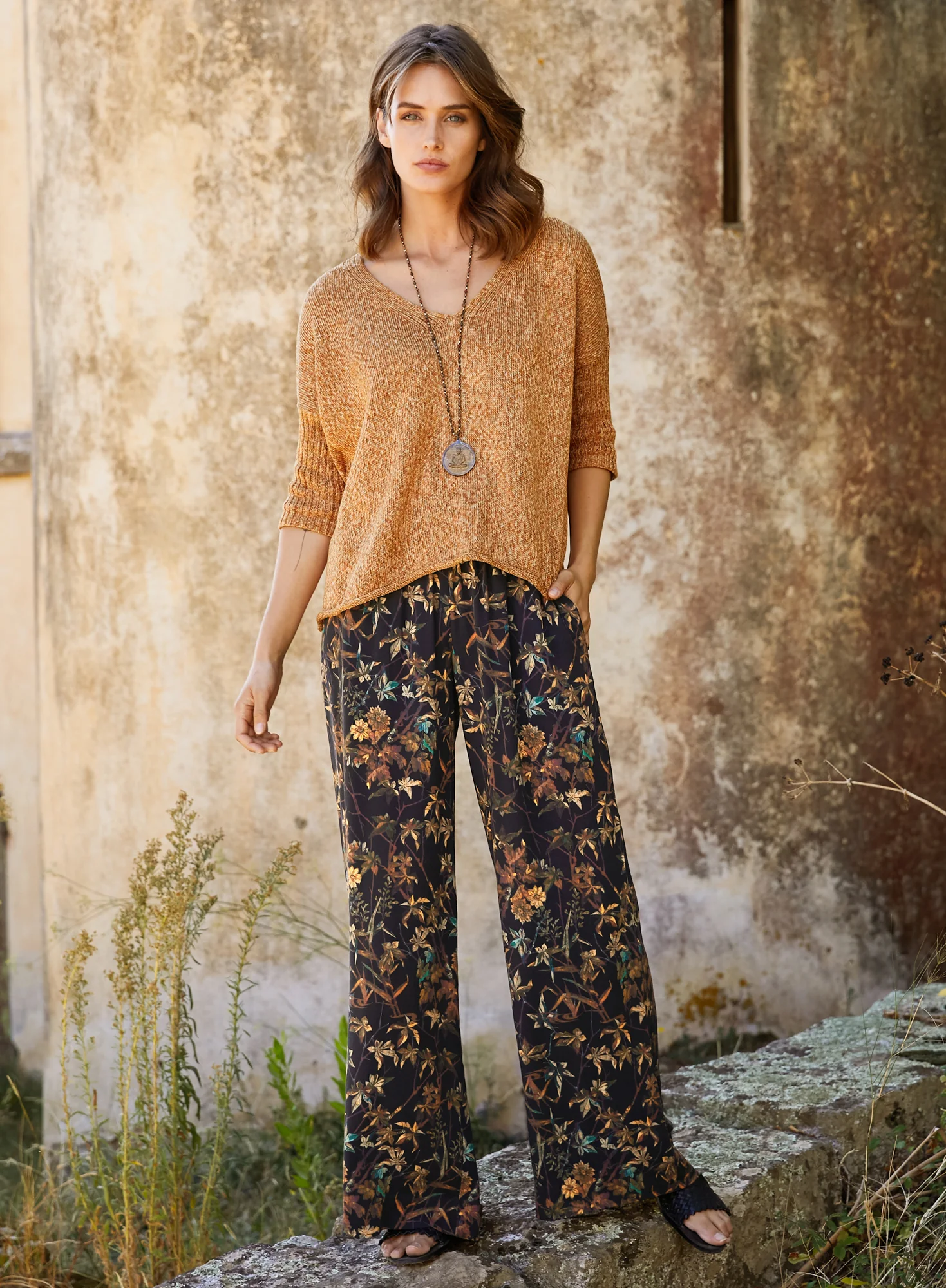 Beach Walk Palazzo Pants - Image 5