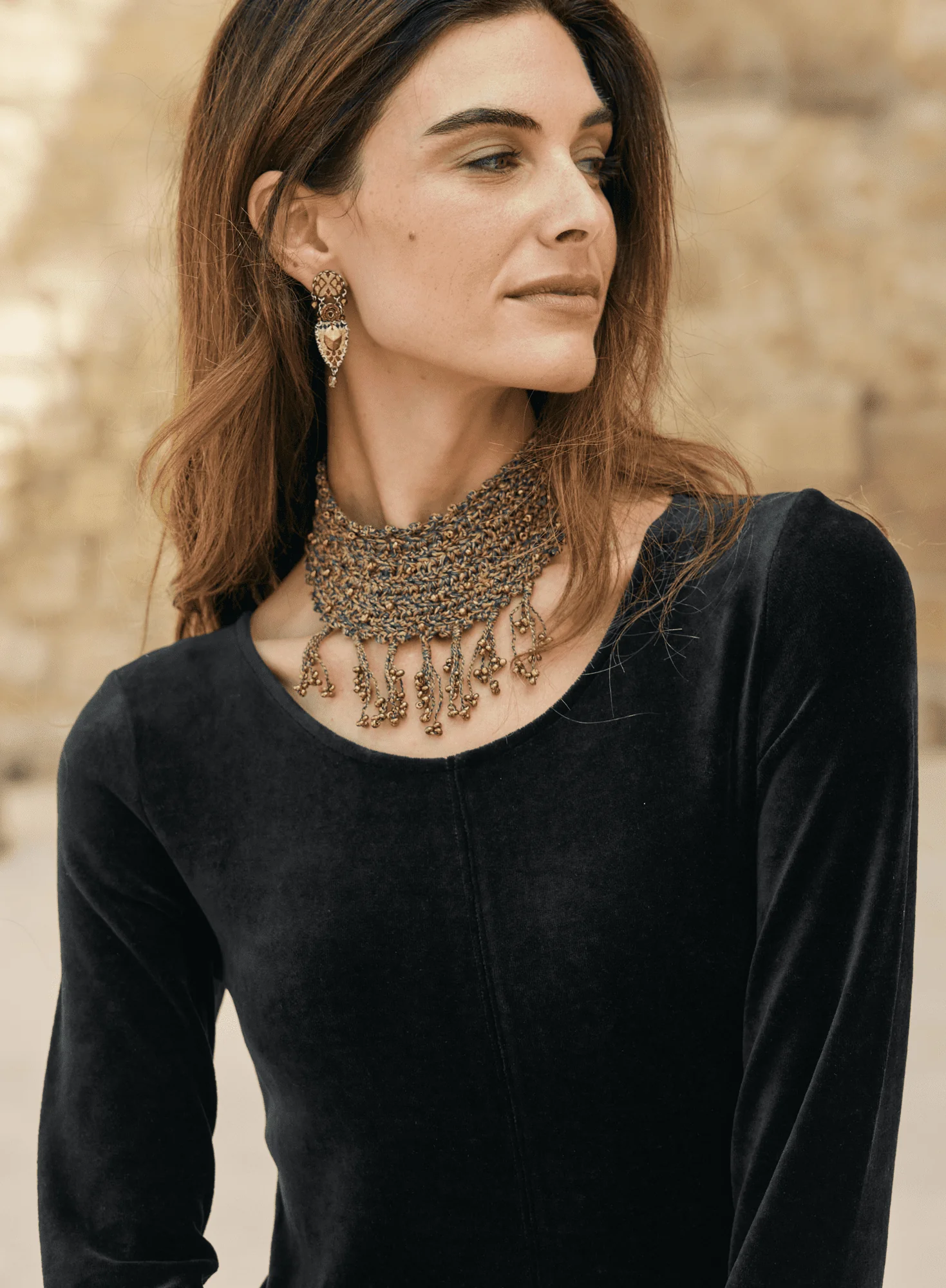 Bead Crochet Collar - Image 4