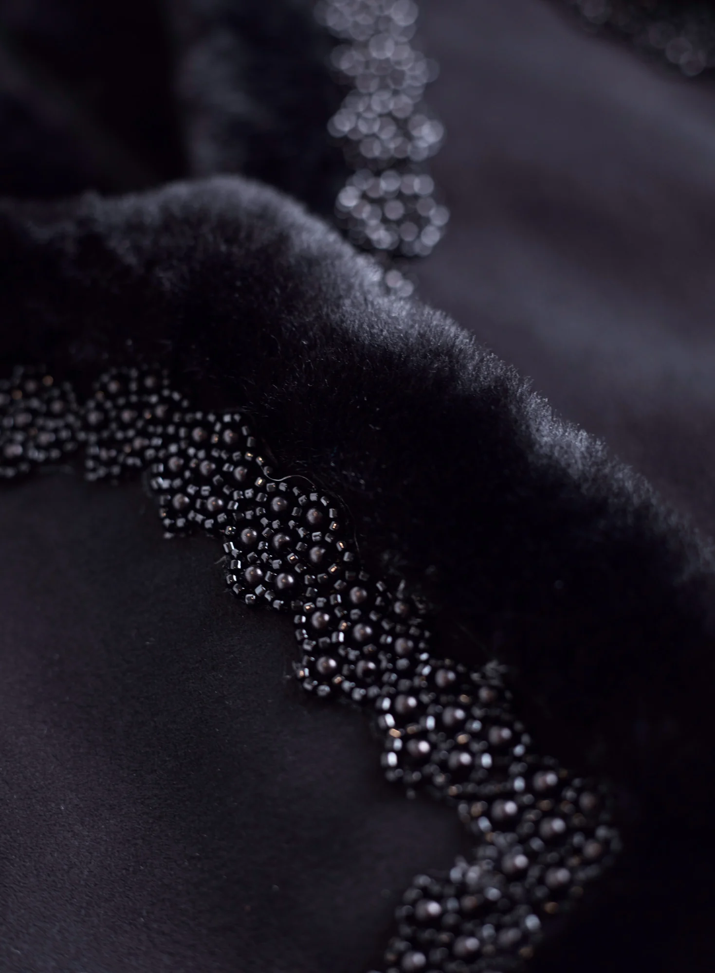 Beaded Shearling Waistcoat - Image 3