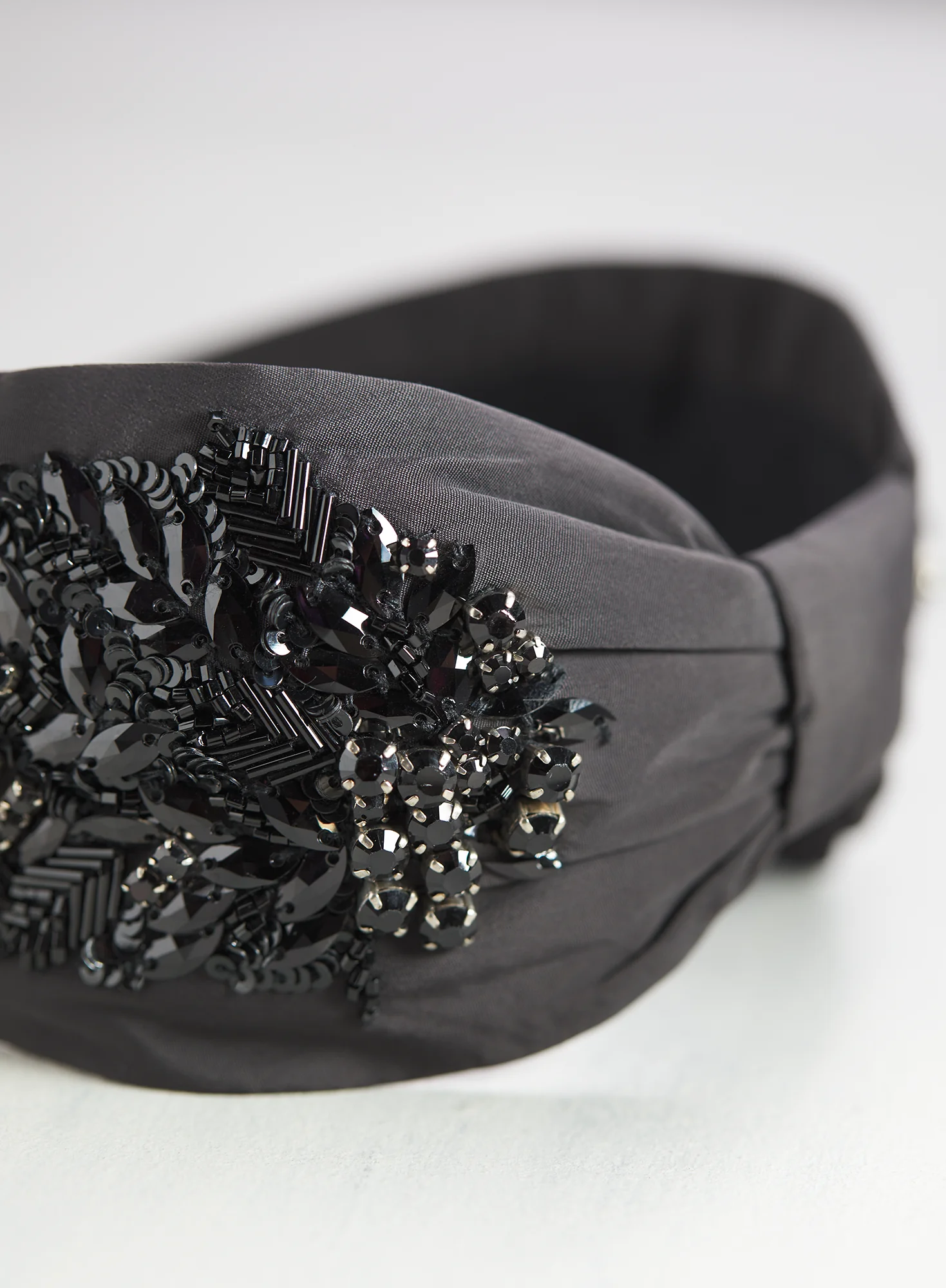 Black Floral Headband - Image 3