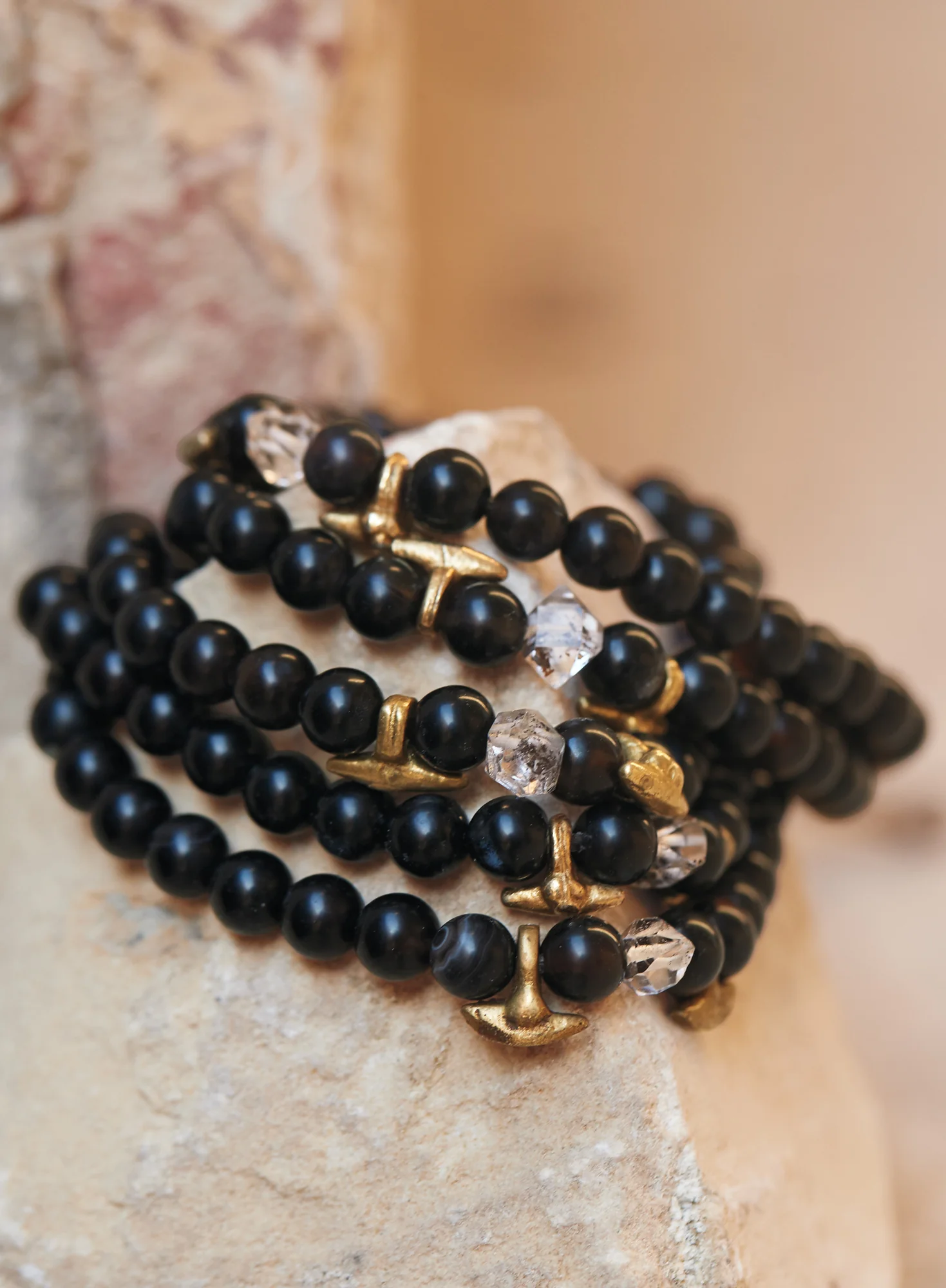 Black Magic Bracelets, Set Of 5 - Image 4