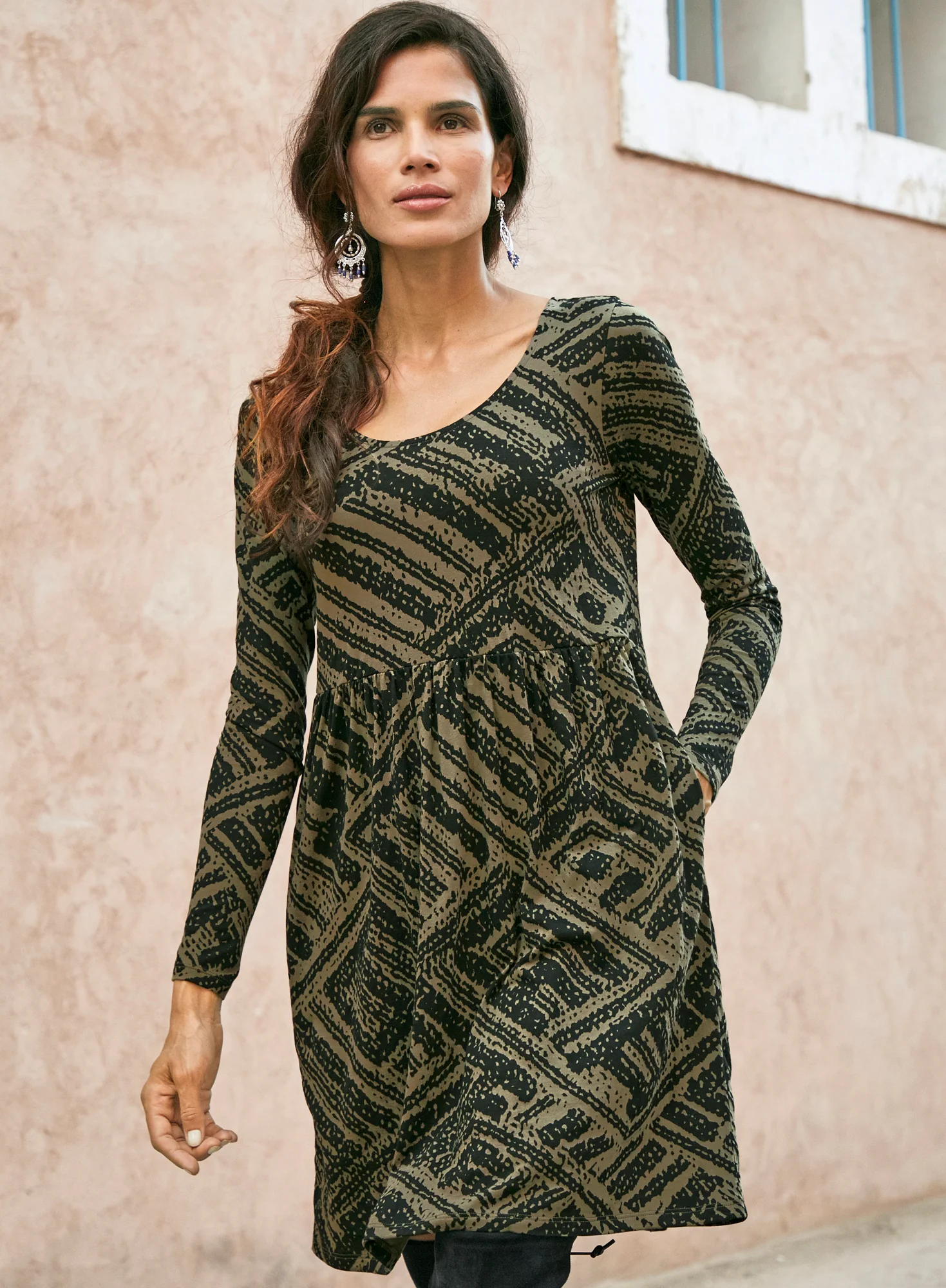 Blockprint Dress - Image 5