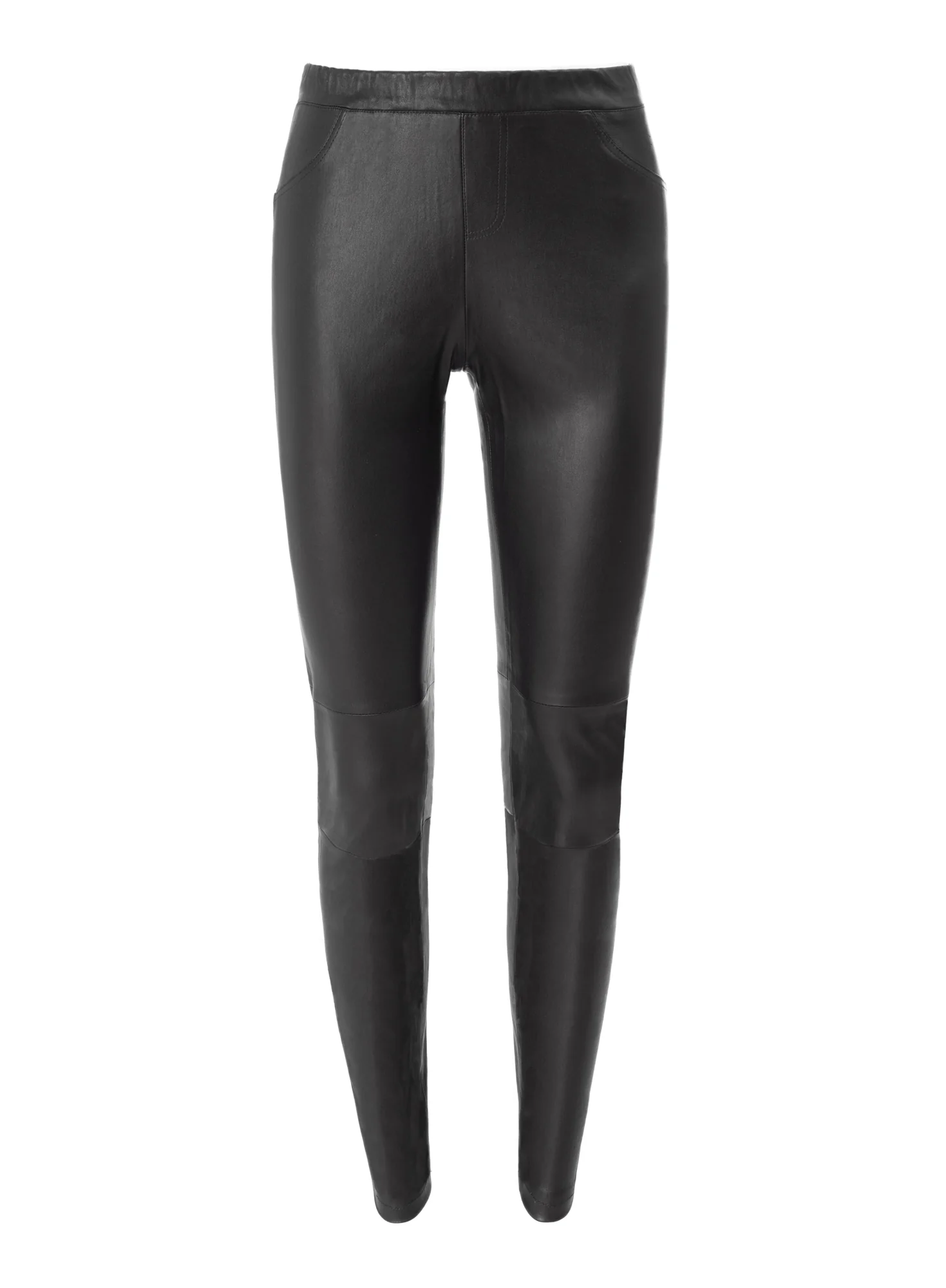 Bonded Leather Leggings - Image 4