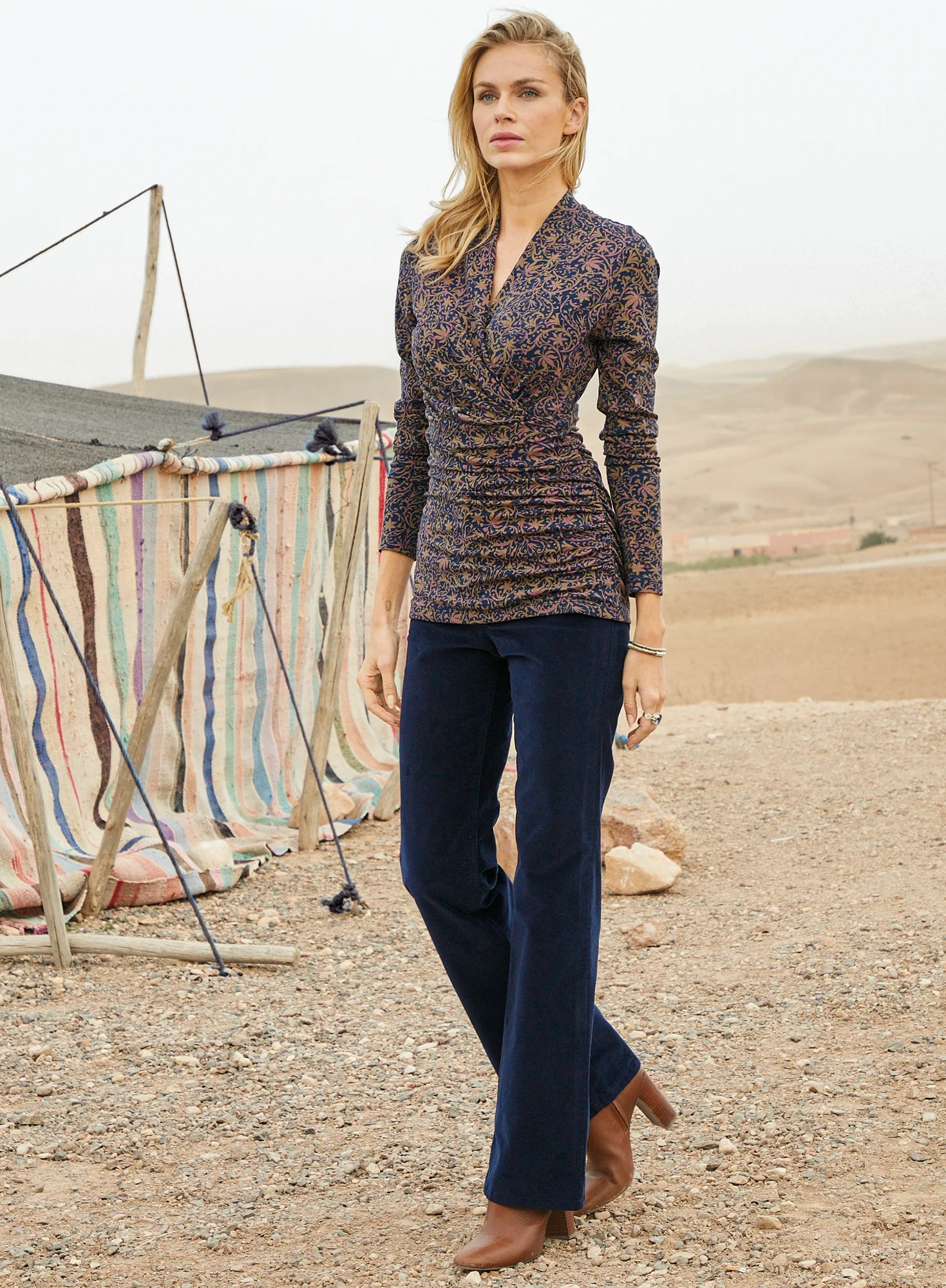 Boot Cut Velveteen Jeans - Image 2