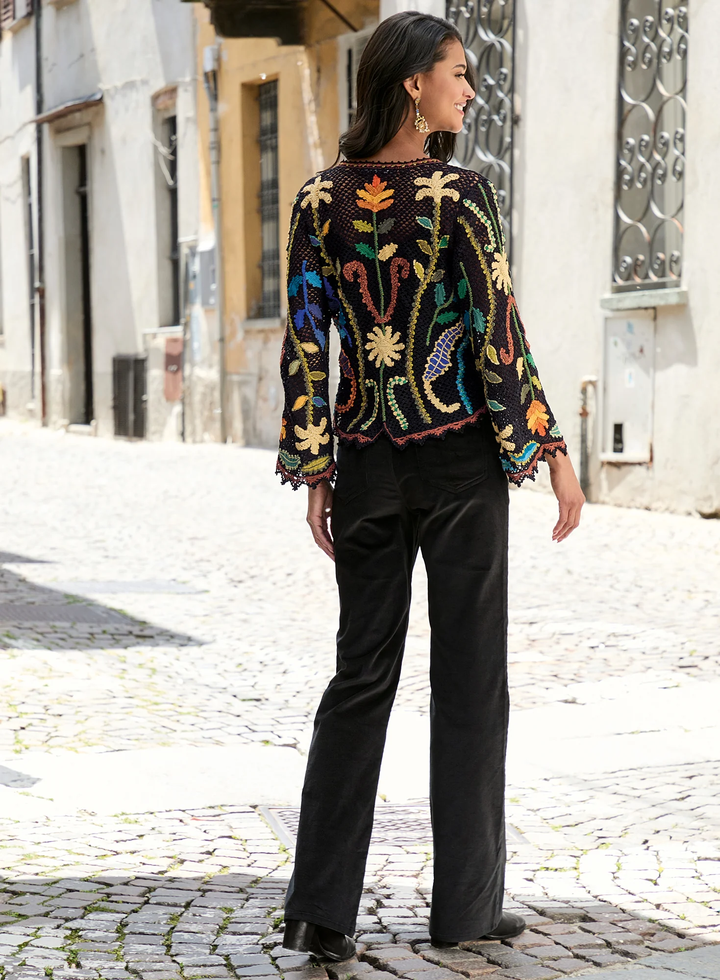 Boot Cut Velveteen Jeans - Image 2