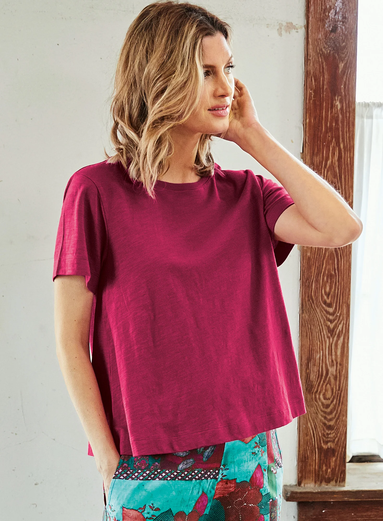 Boxy Crewneck Tee