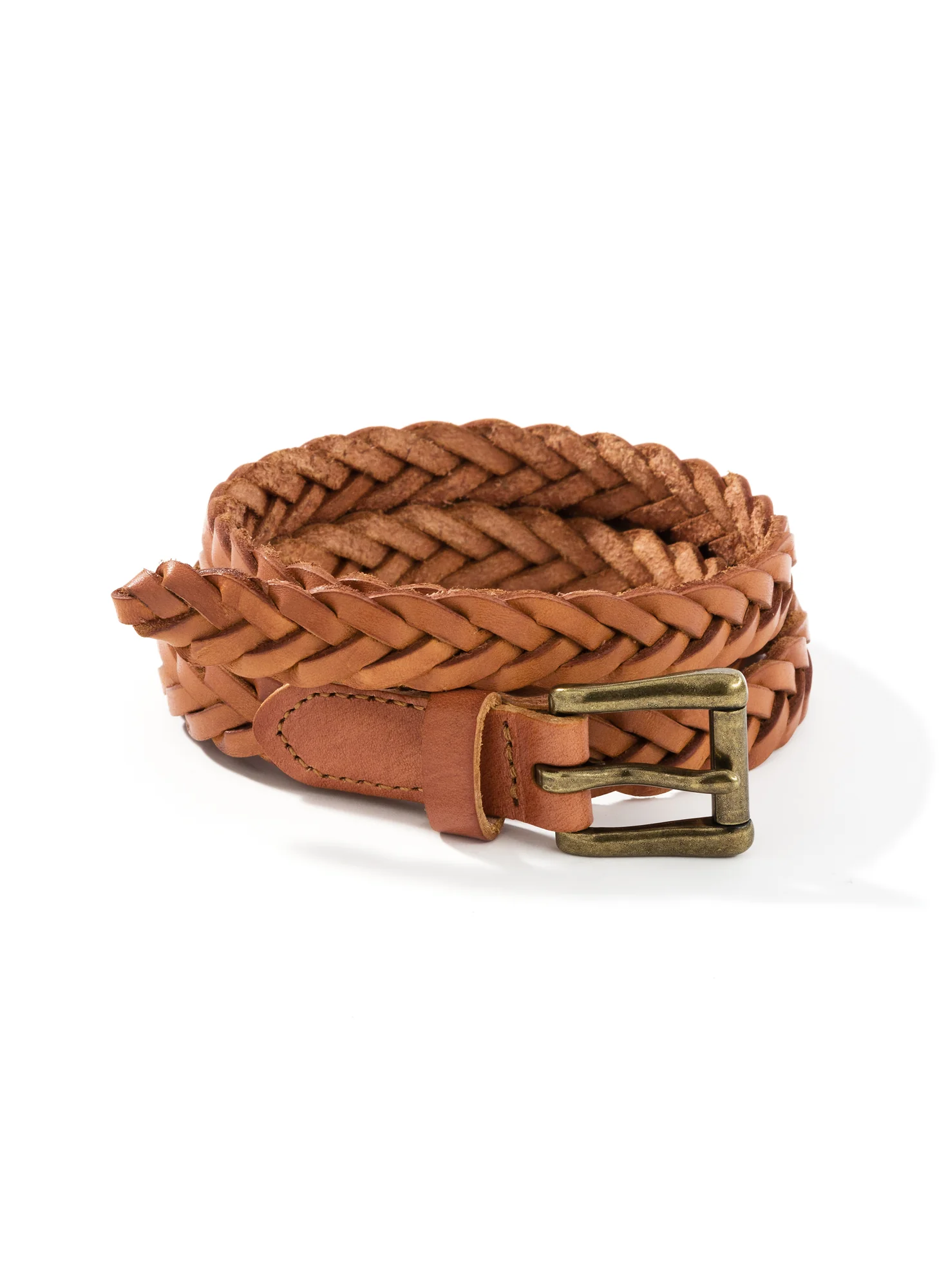 Braided Leather Belt
