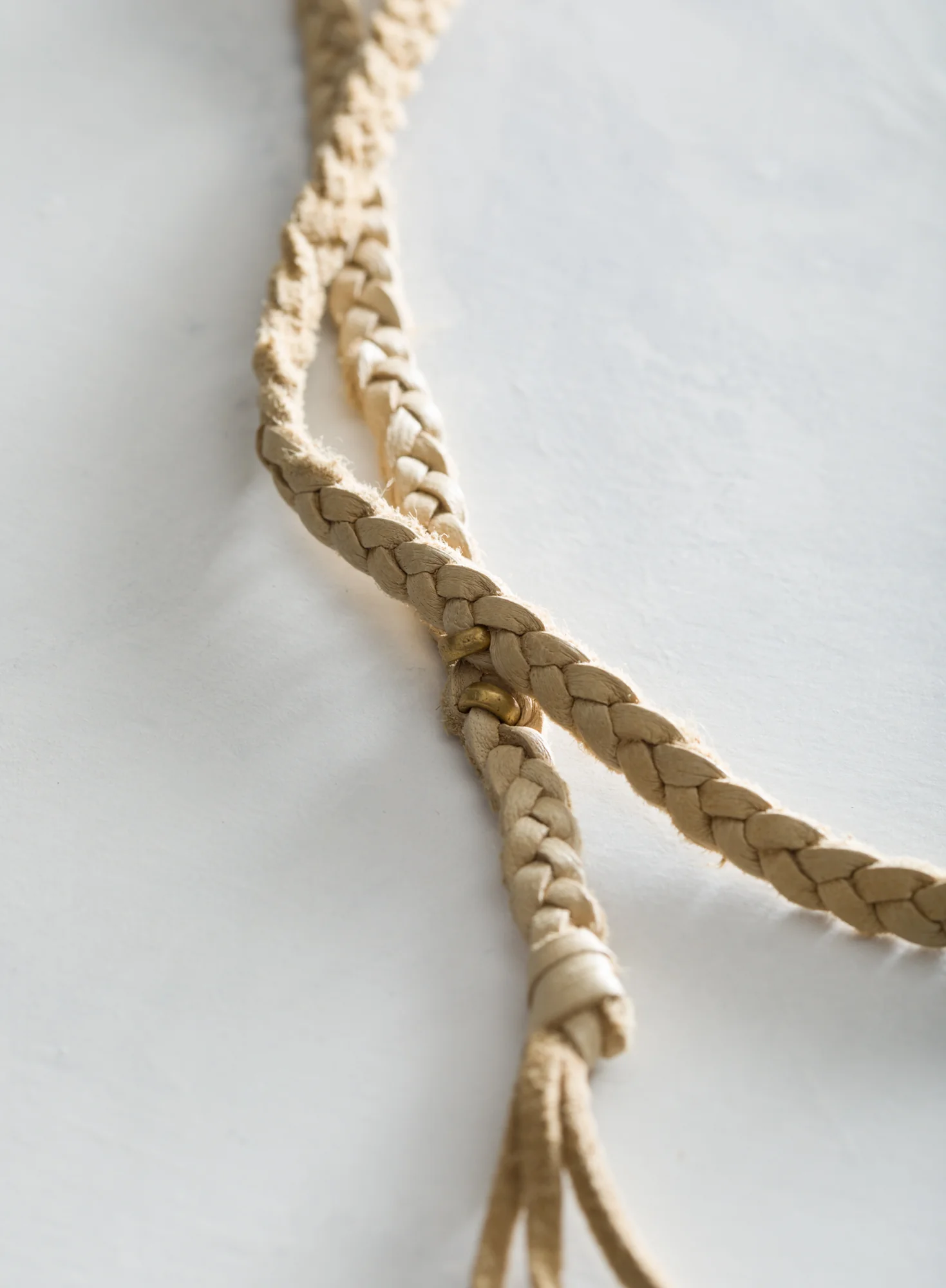 Braided Suede Lariat - Image 2