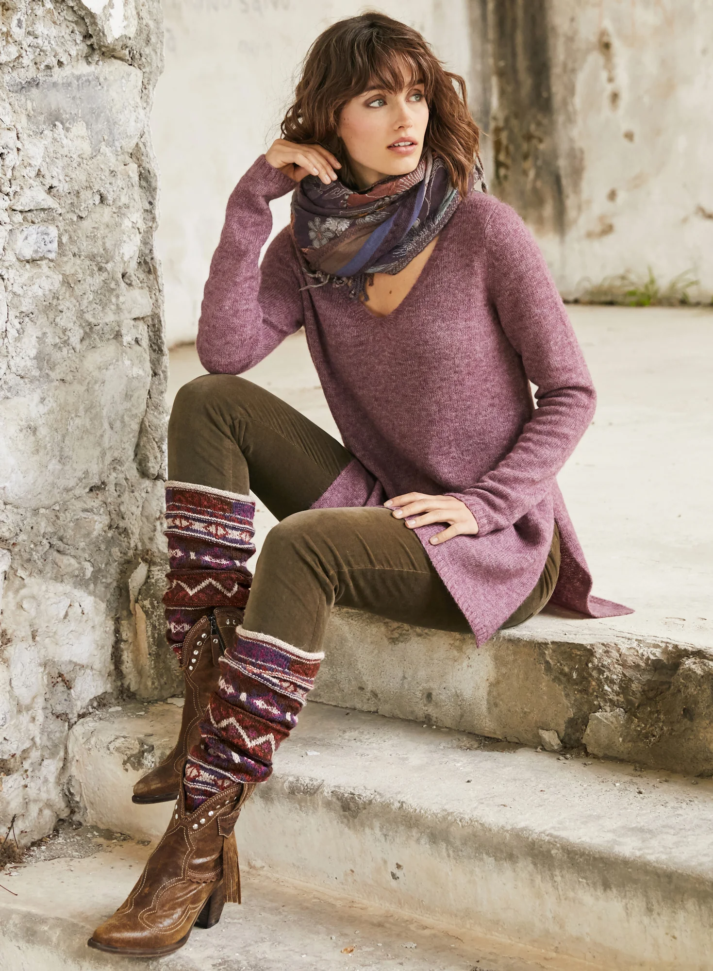 Brisa Embroidered Shawl - Image 5
