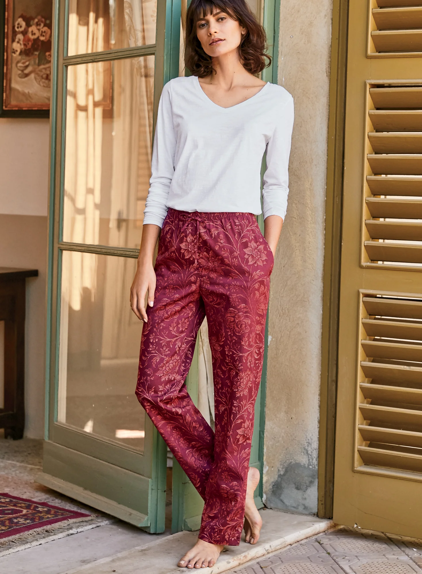 Broccato Pj Pants