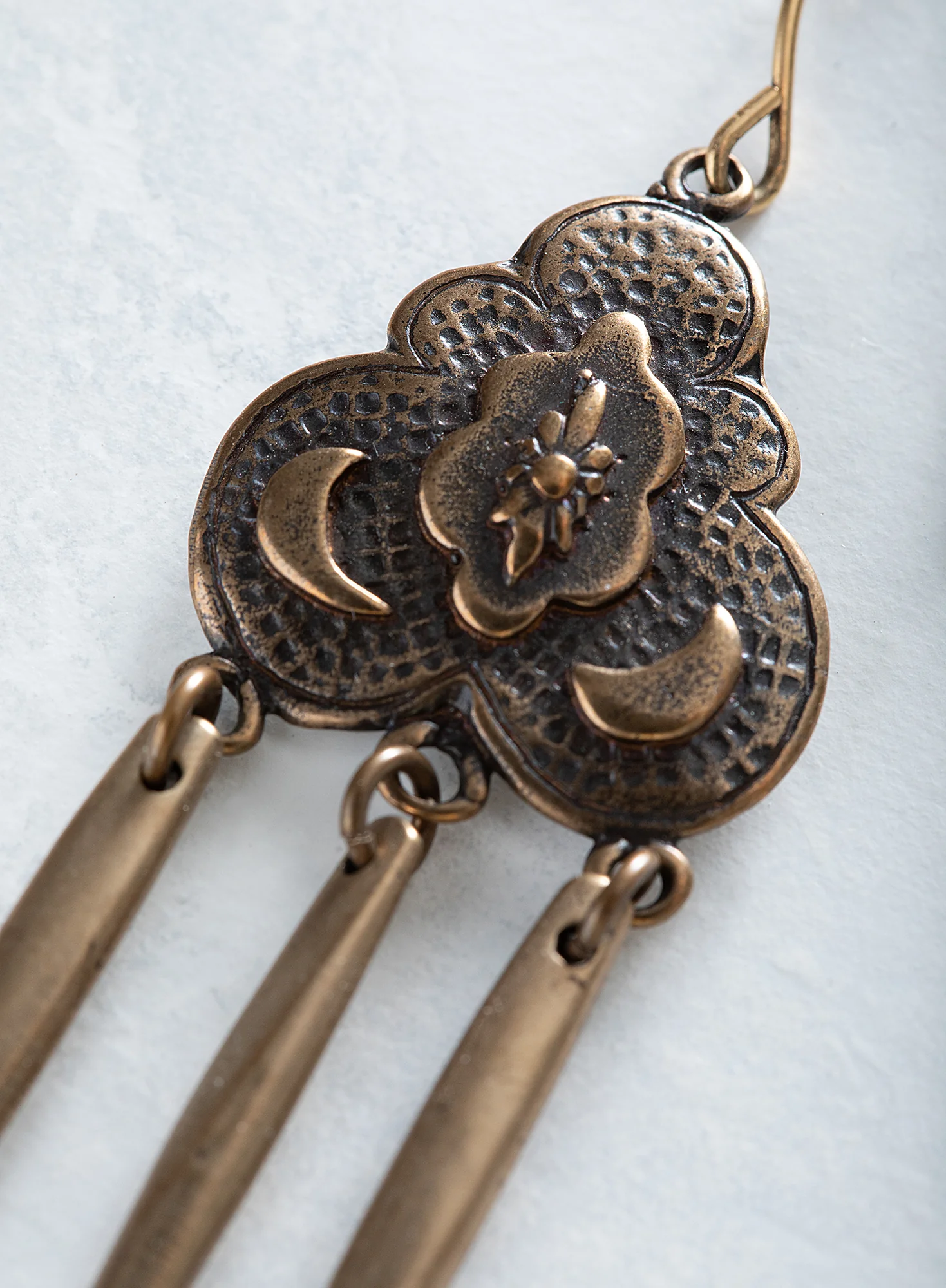 Bronze Spike Earrings - Image 2