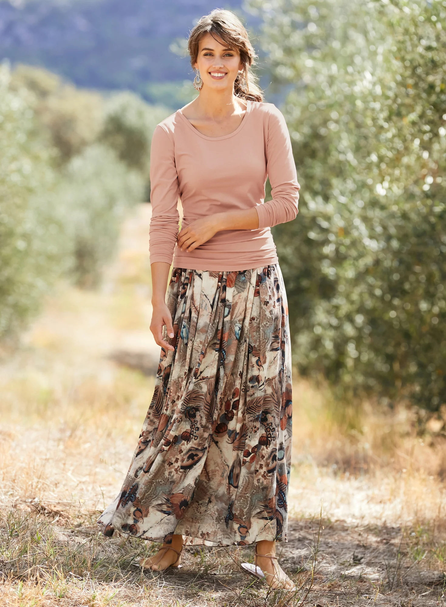 Brushstrokes Maxi-Skirt - Image 6