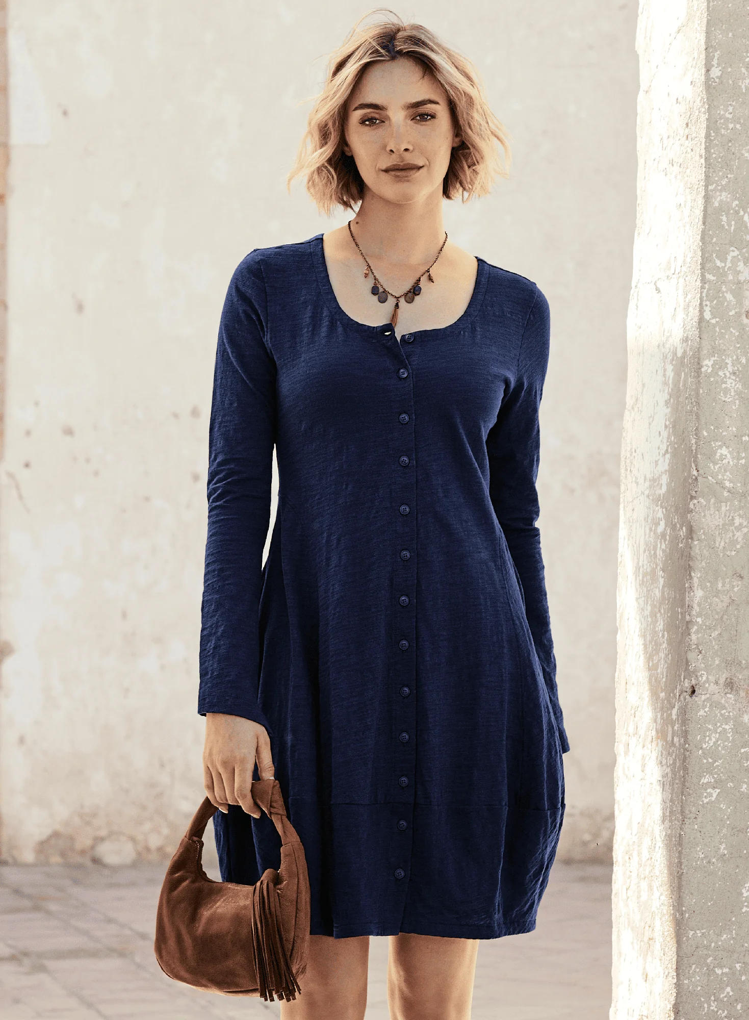 Bubble Hem Dress - Image 4
