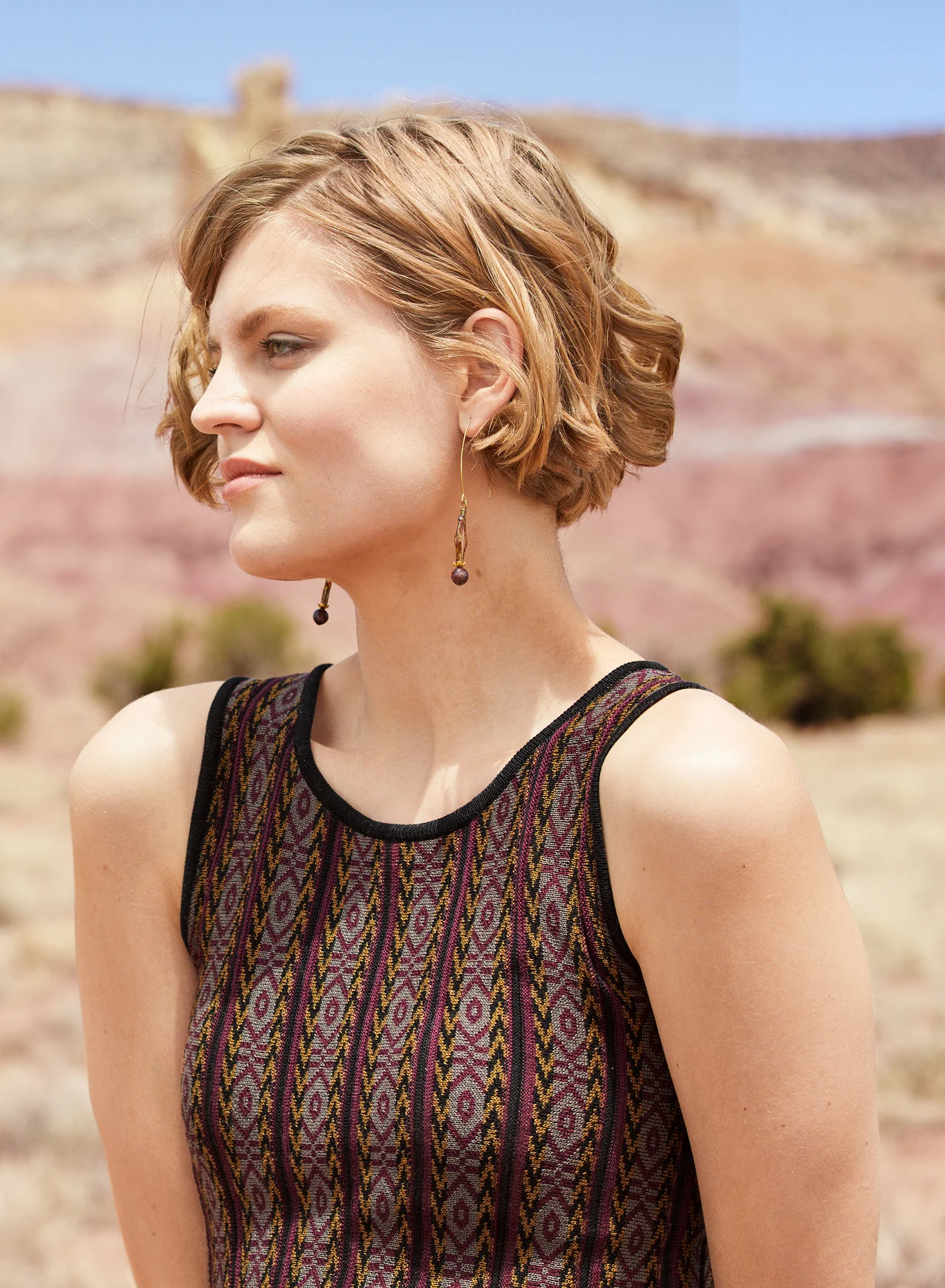 Cabernet Drop Earrings - Image 5