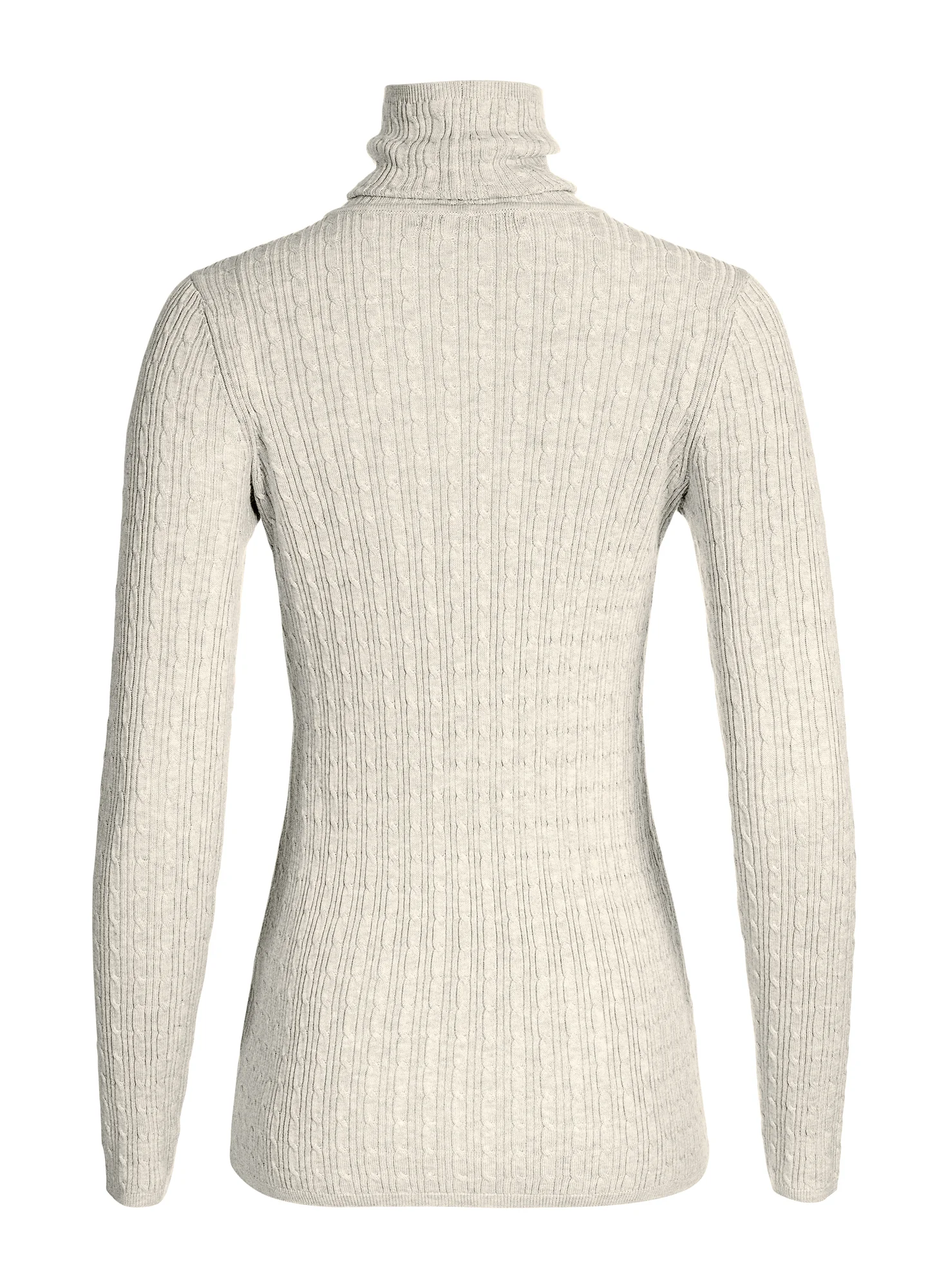 Cable Rib T-Neck - Image 3