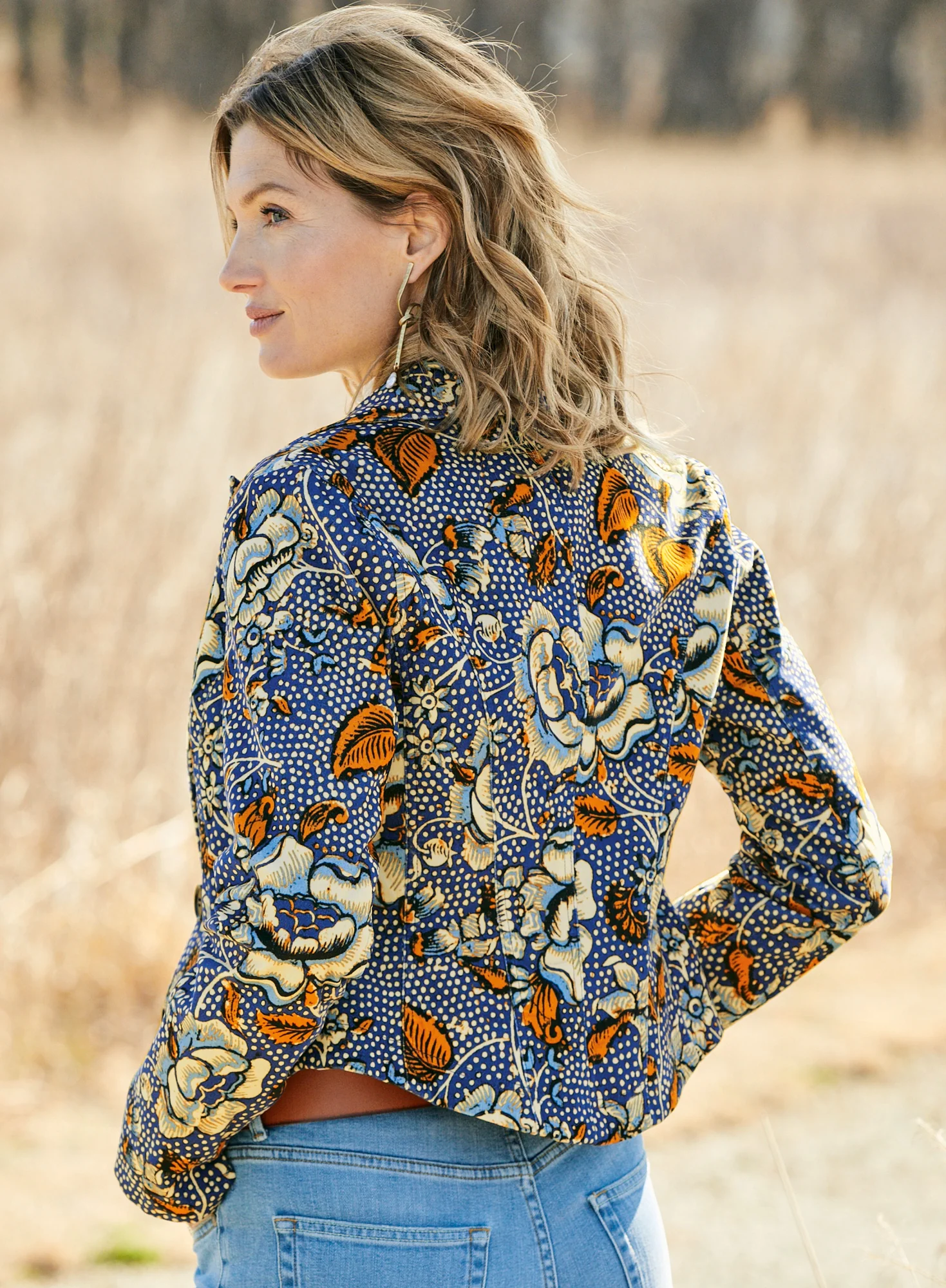 Calico Velveteen Jacket - Image 2