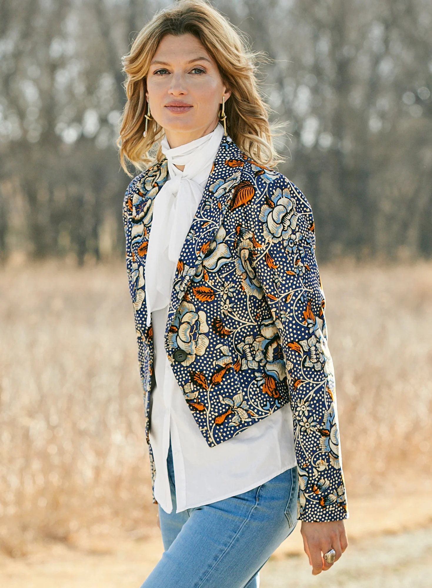 Calico Velveteen Jacket - Image 5
