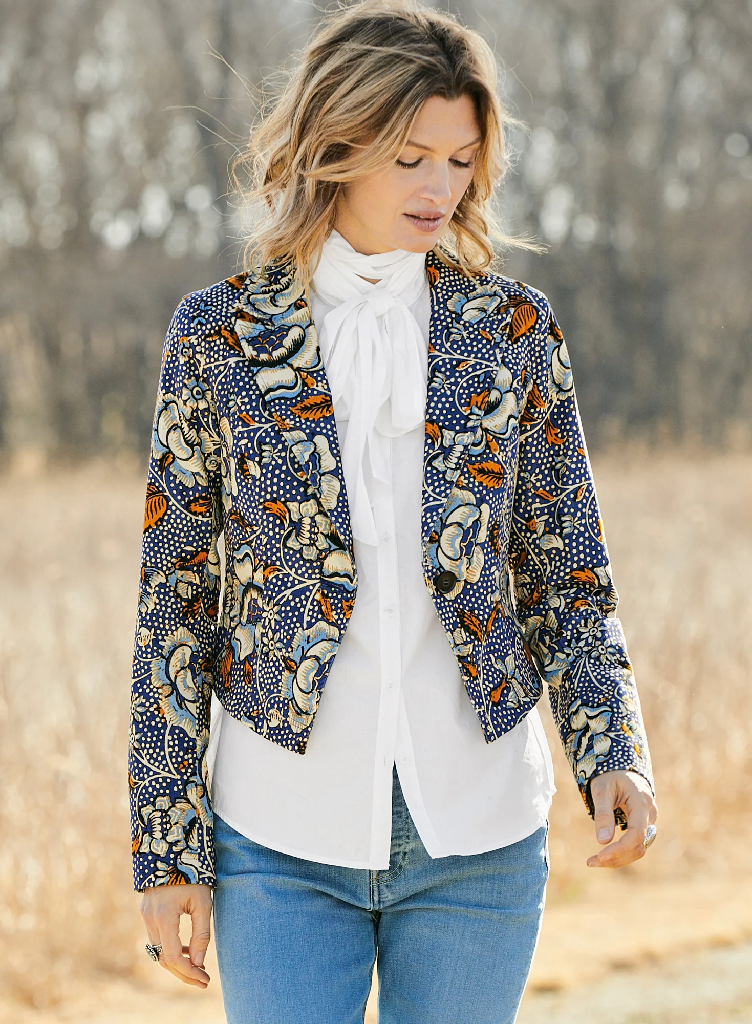 Calico Velveteen Jacket - Image 6
