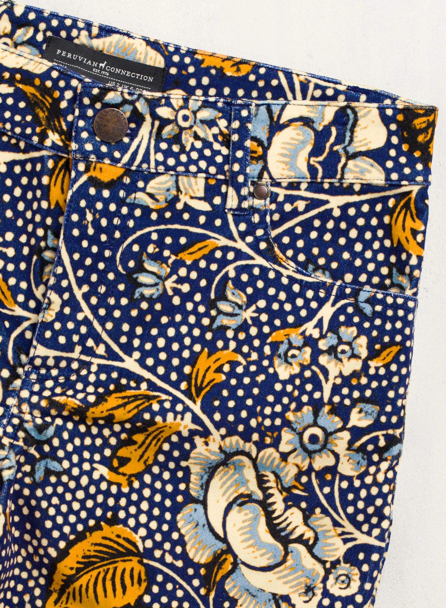 Calico Velveteen Jeans - Image 3