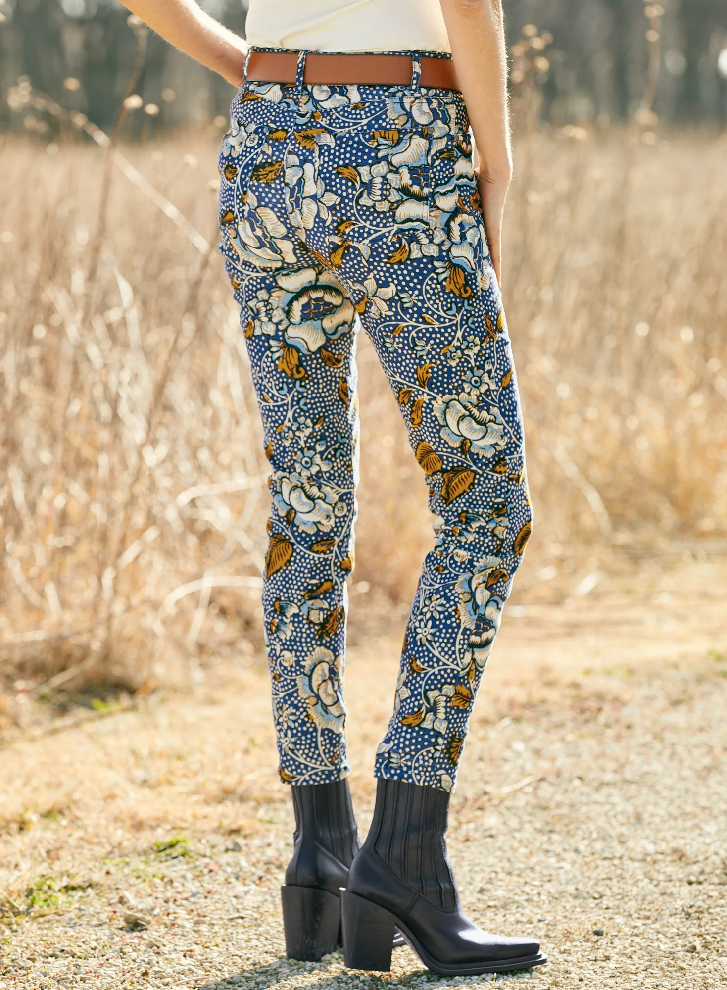 Calico Velveteen Jeans - Image 5