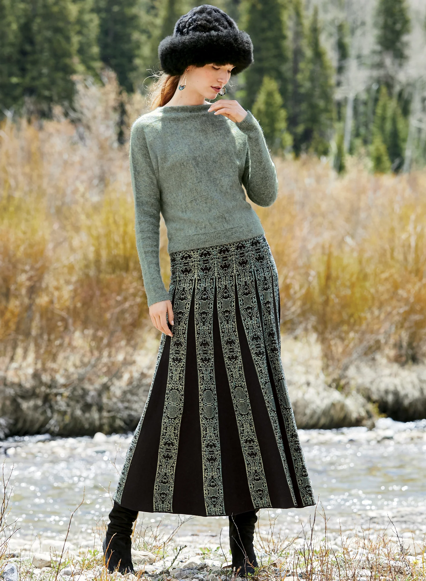 Calligraphy Skirt