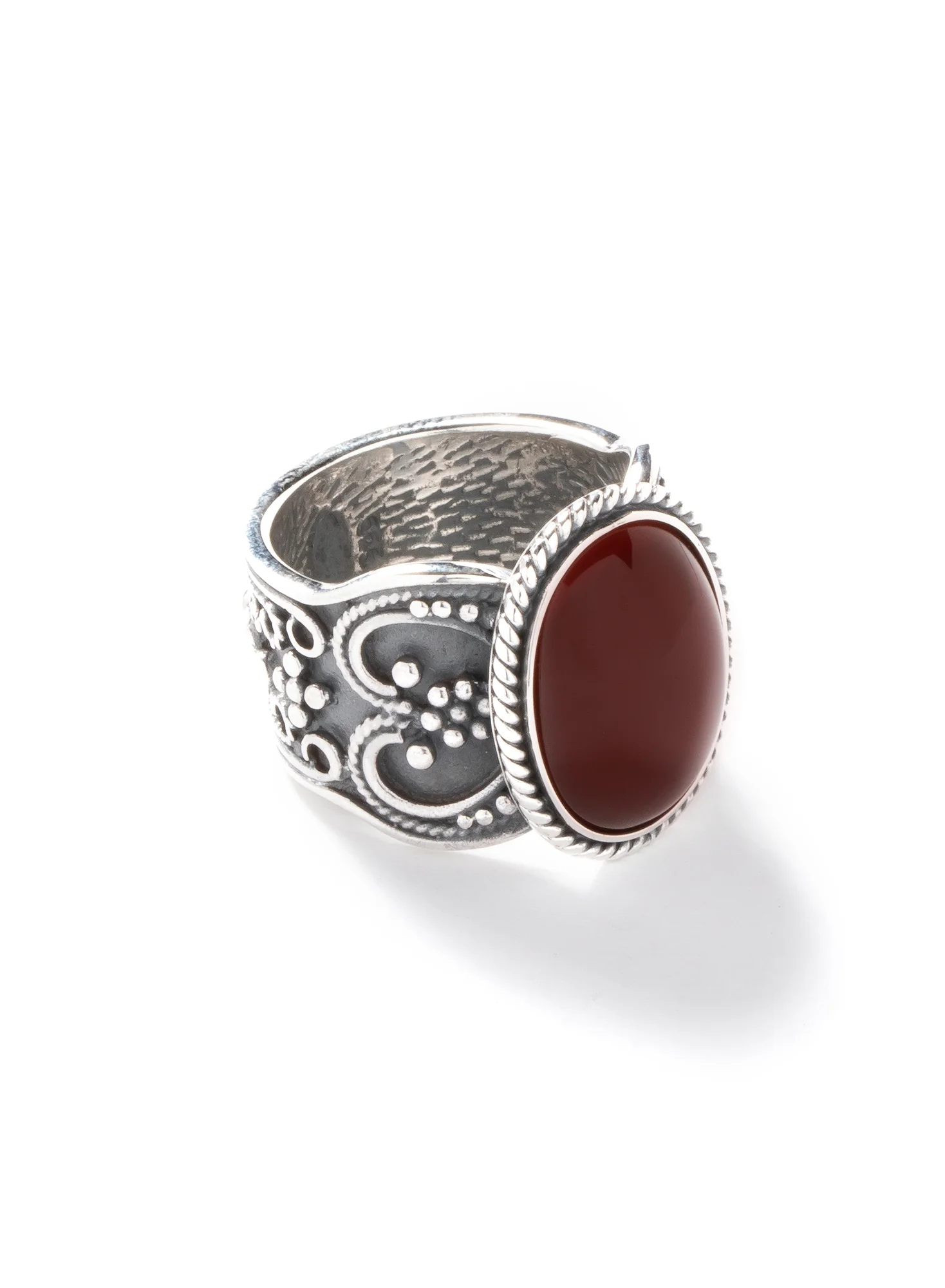 Carnelian Cocktail Ring