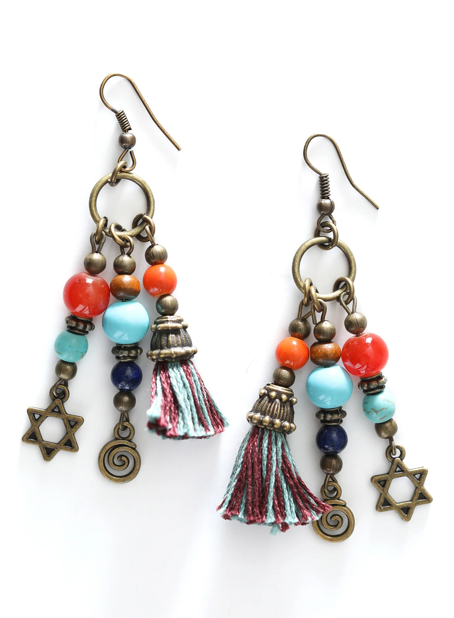 Charms And Tassels Earrings