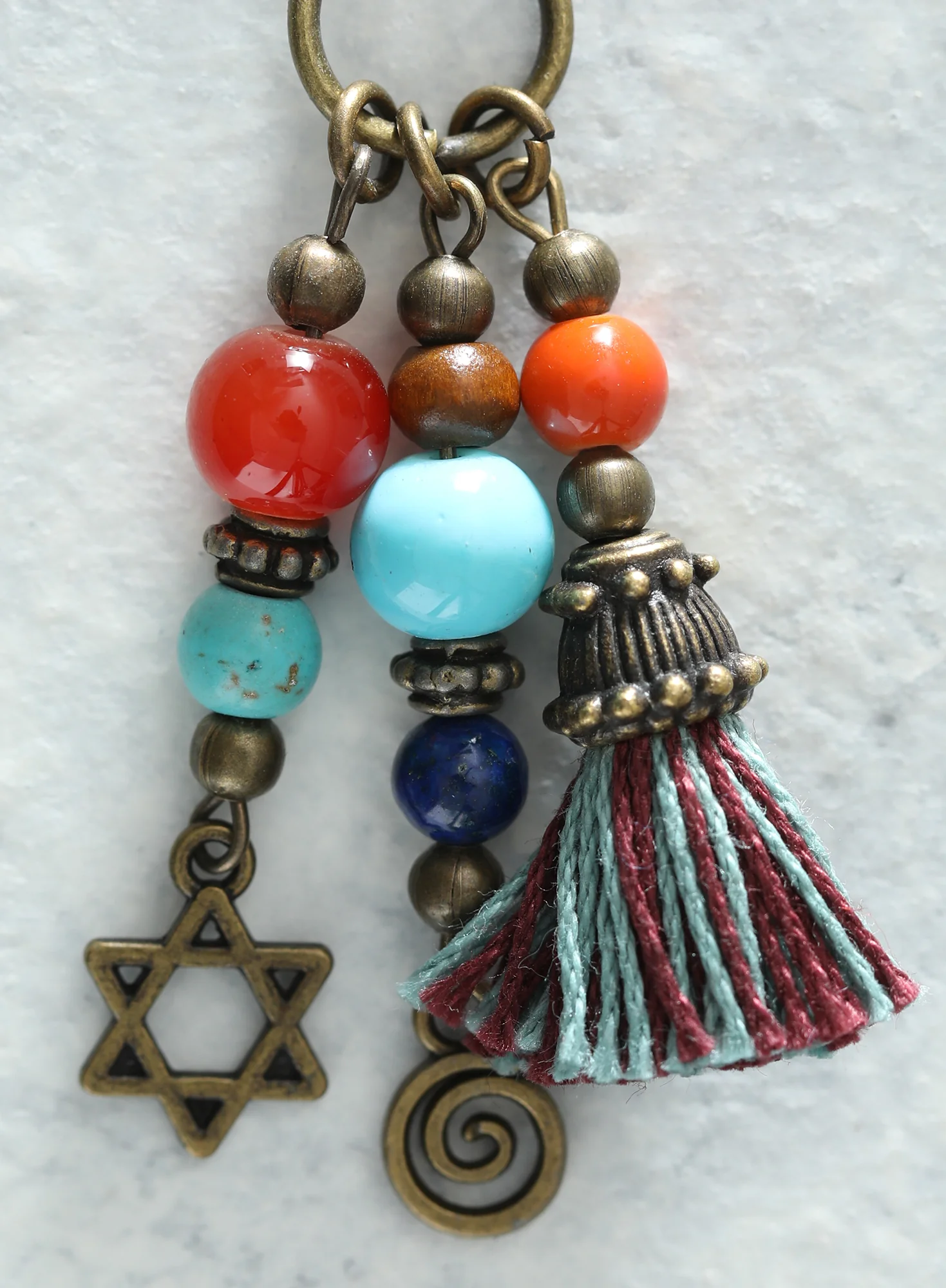 Charms And Tassels Earrings - Image 2