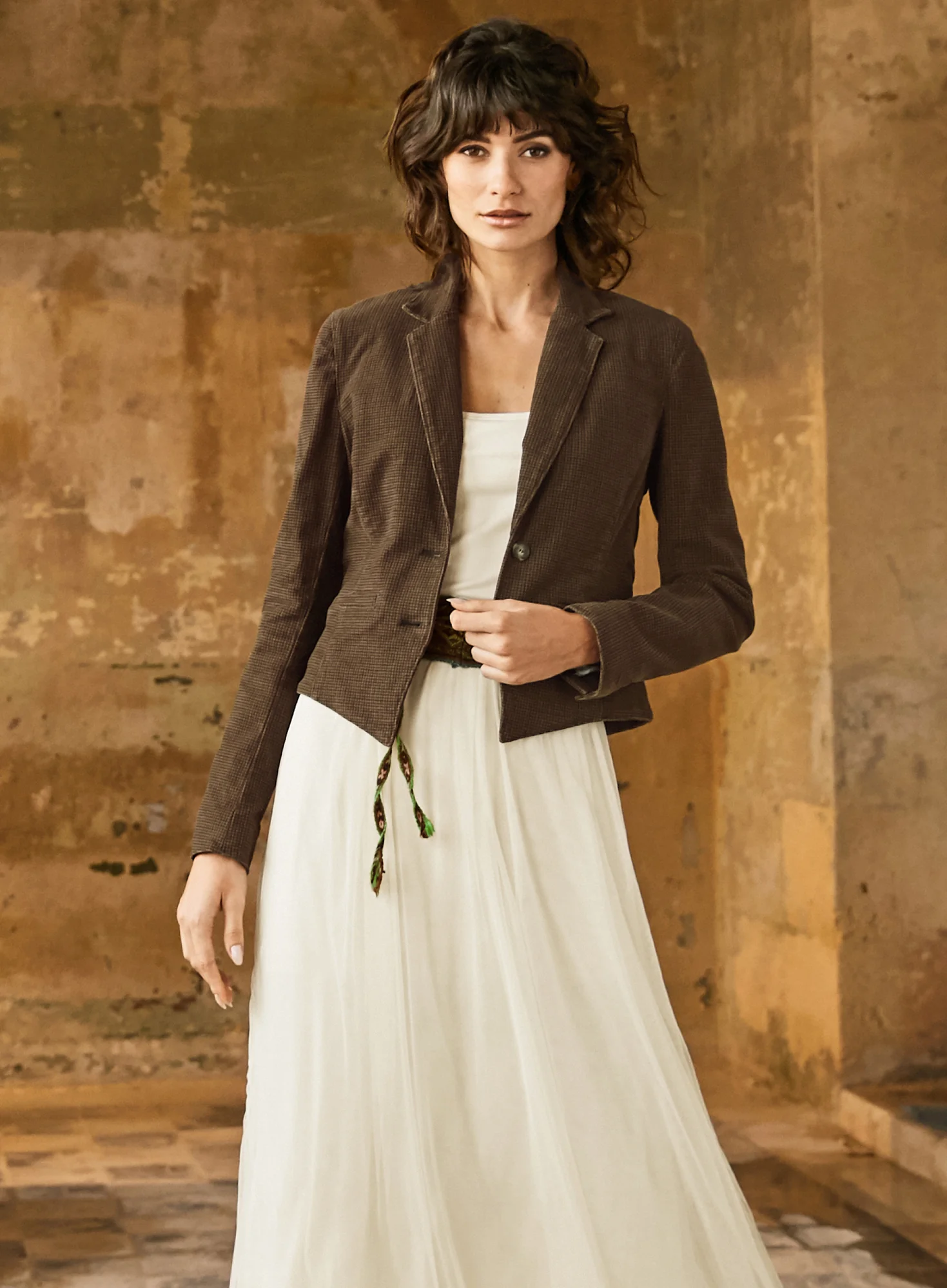 Checked Moleskin Jacket - Image 7