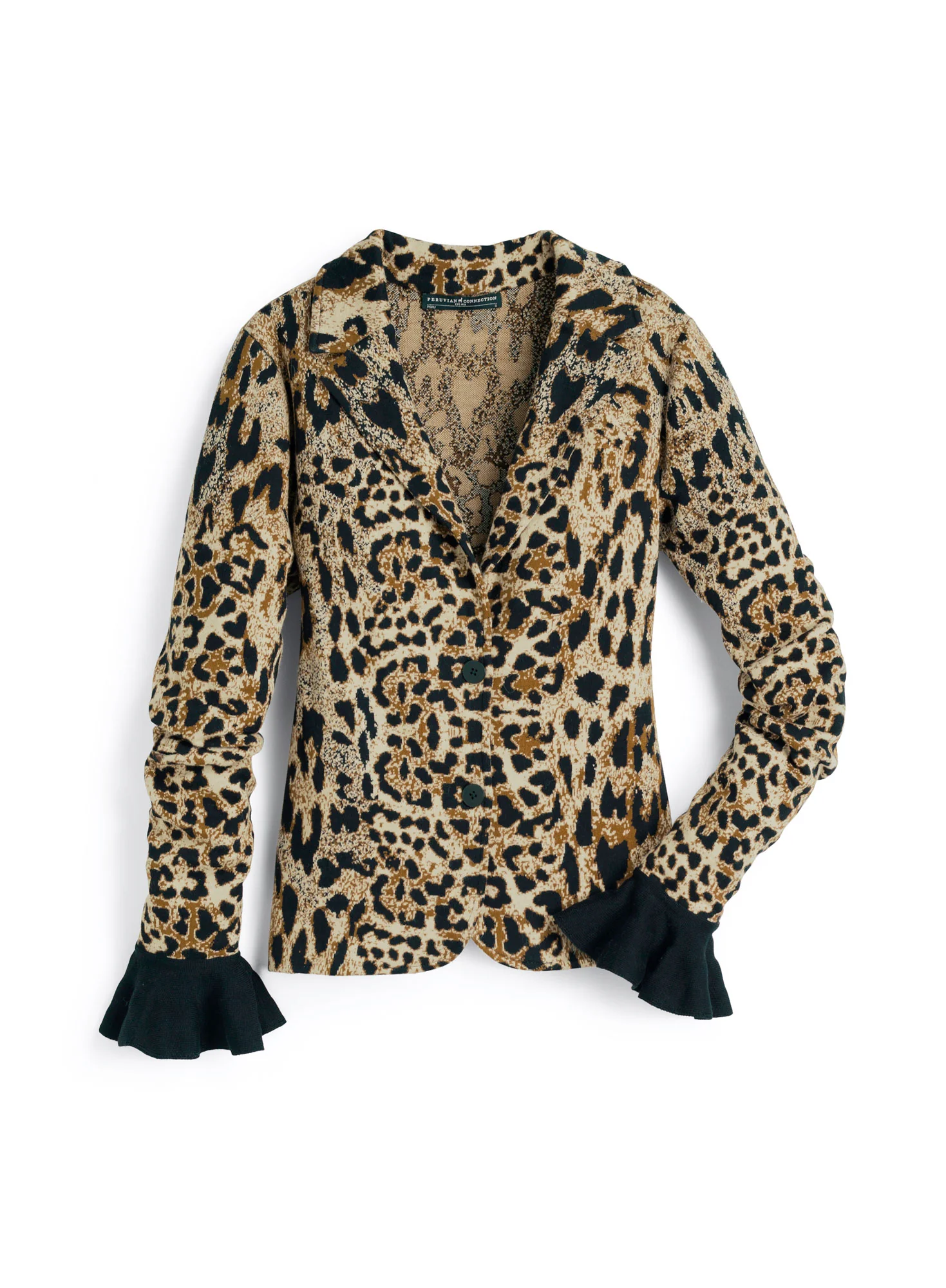 Cheetah Knit Jacket - Image 4
