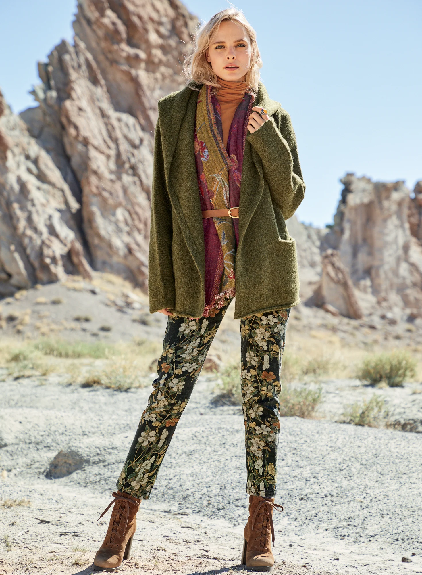 Cherry Blossom Cropped Trousers - Image 5