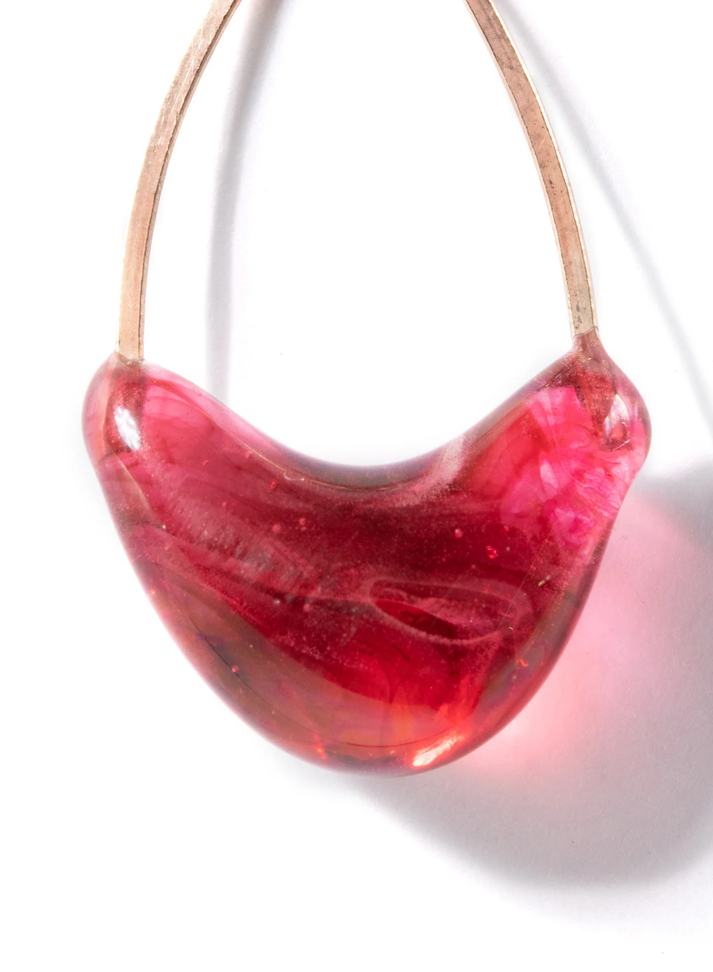 Cherry Crescent Earrings - Image 2