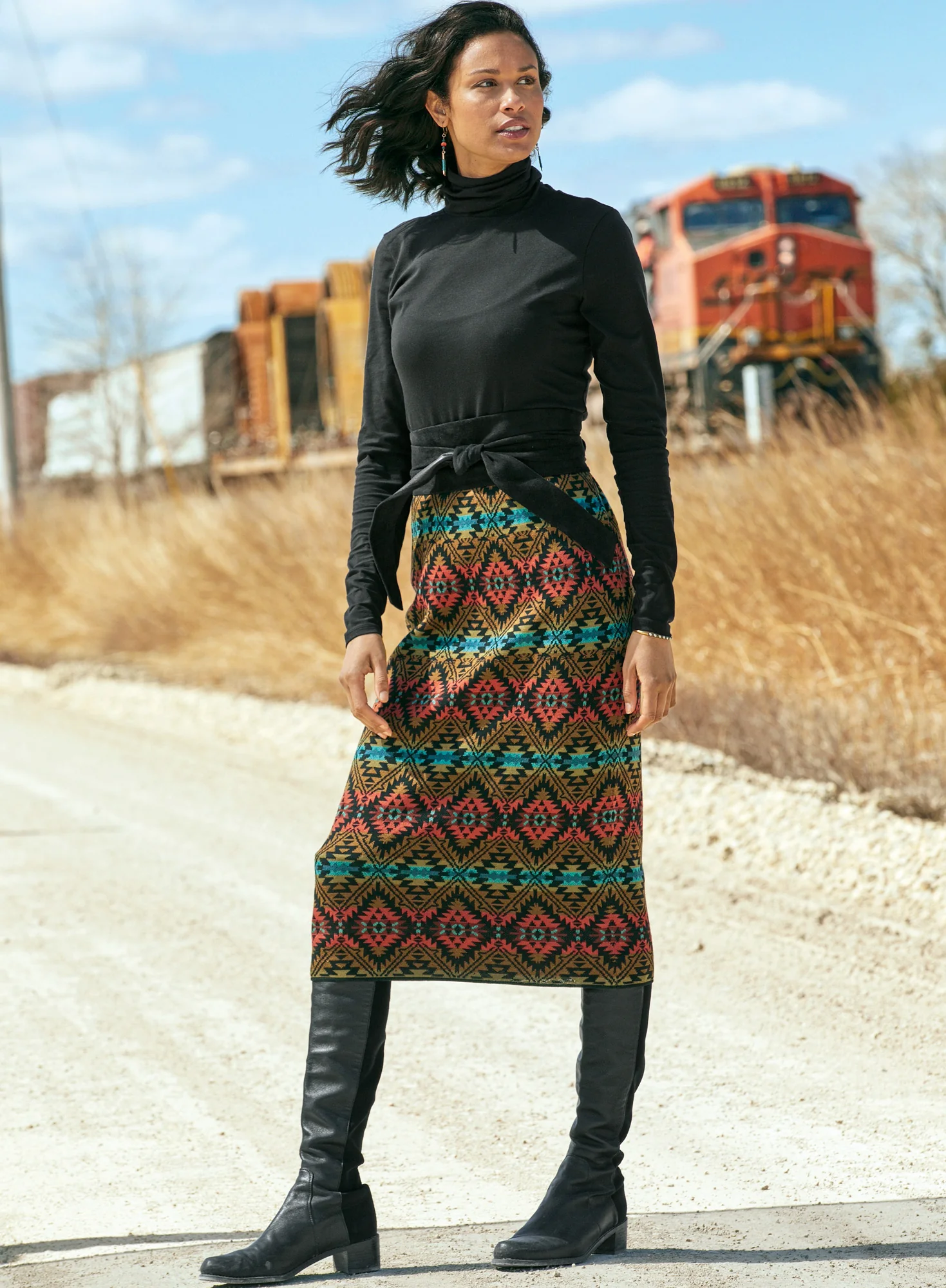 Chinchero Pencil Skirt