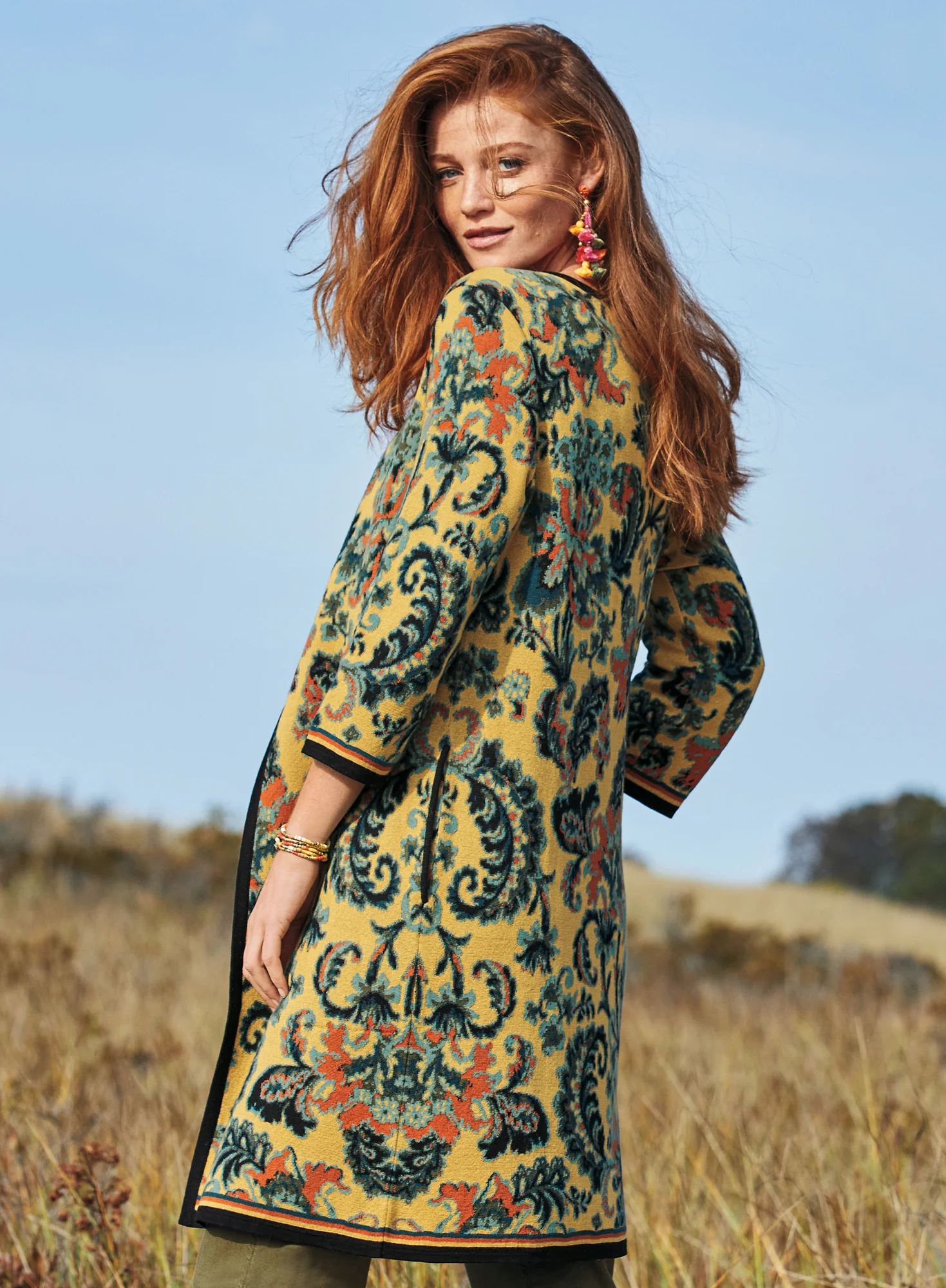 Chintz Floral Cardigan - Image 7