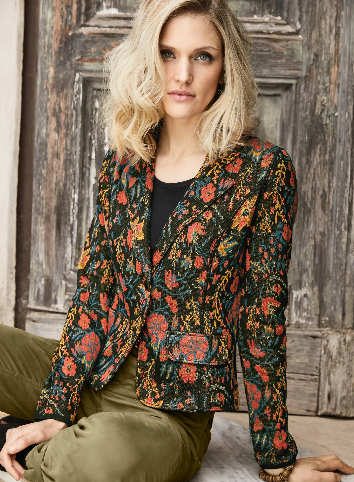 Chintz Knit Jacket