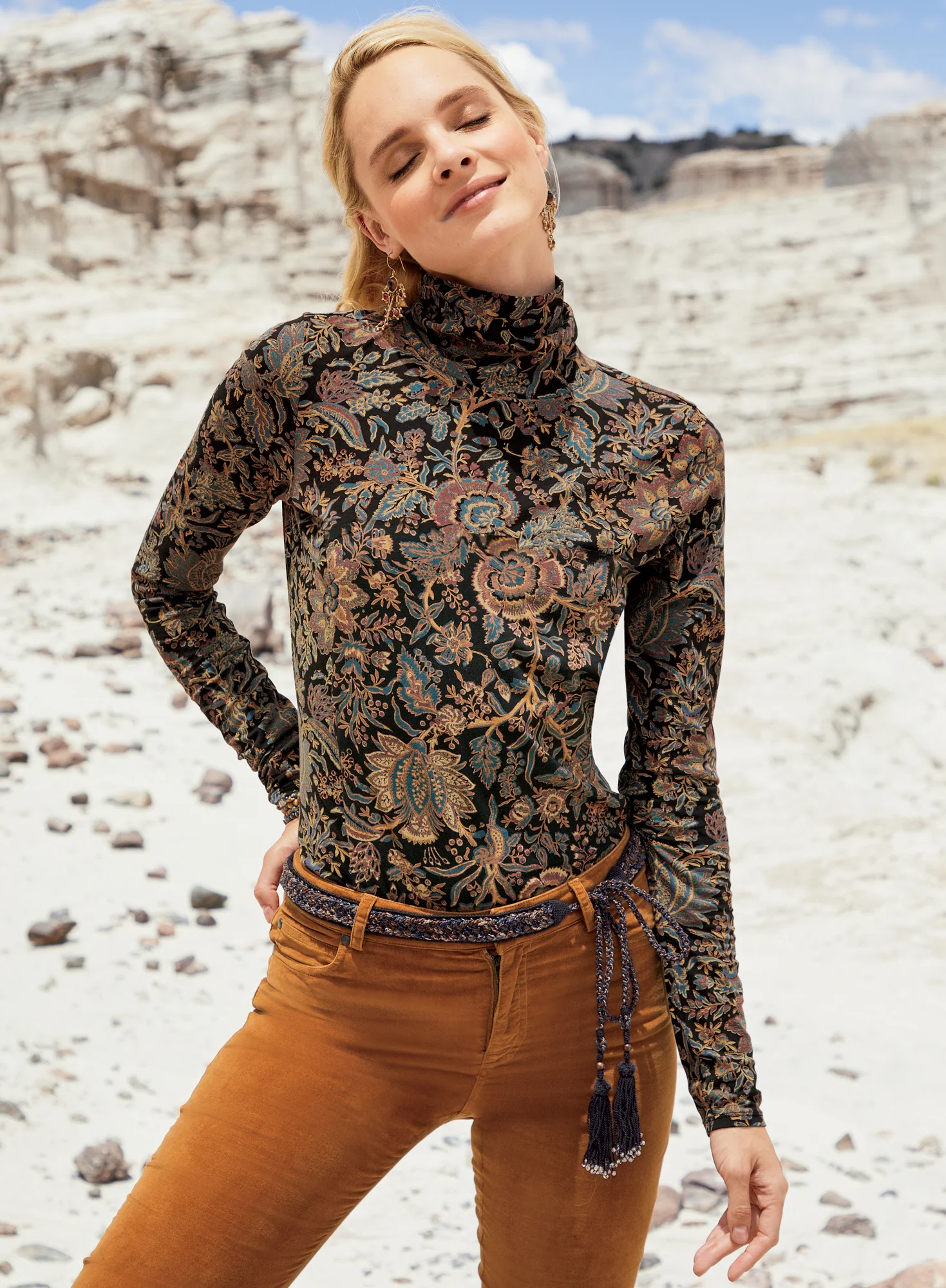 Chintz T-Neck