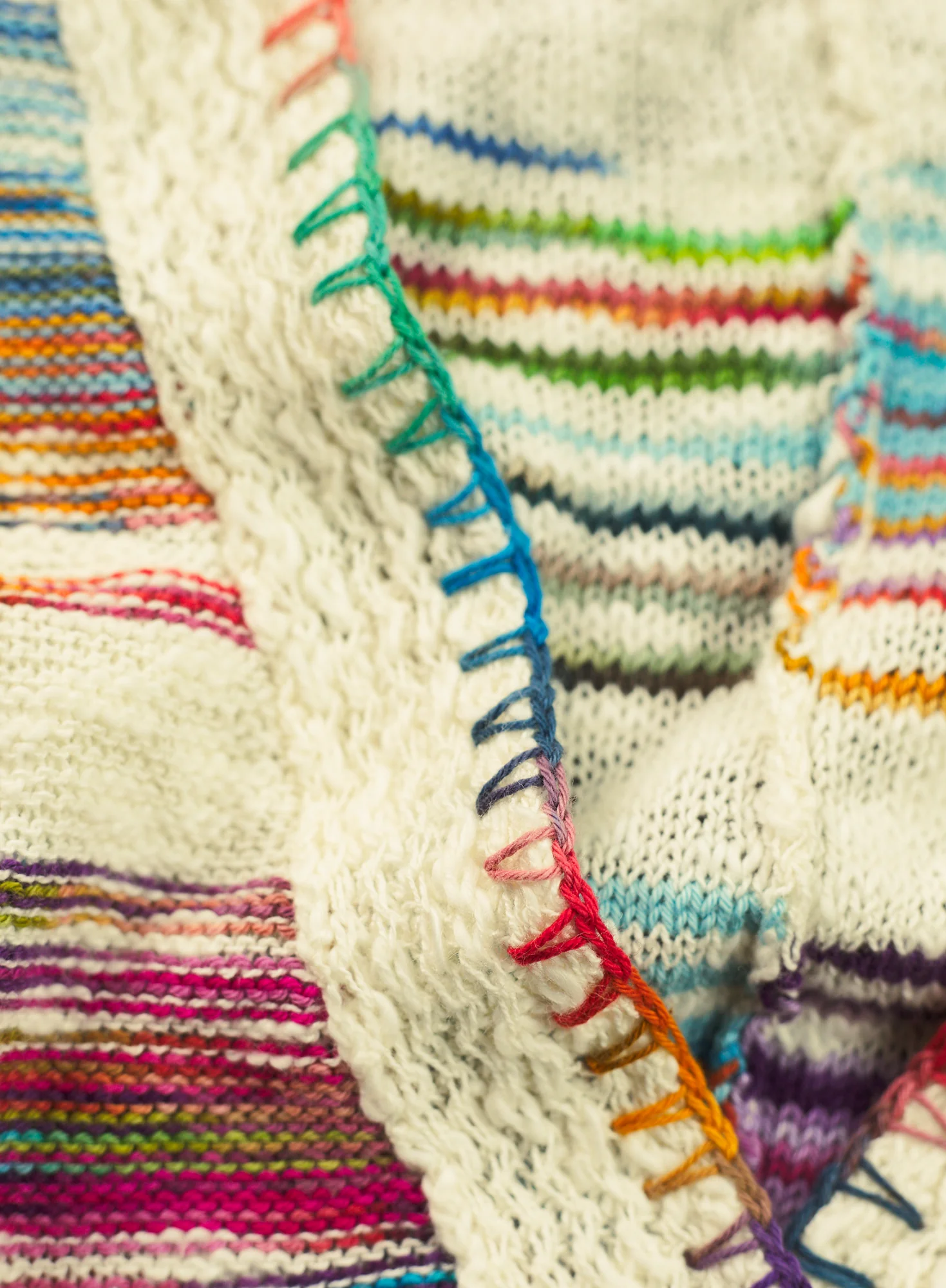 Chromatic Stripe Cardigan - Image 3